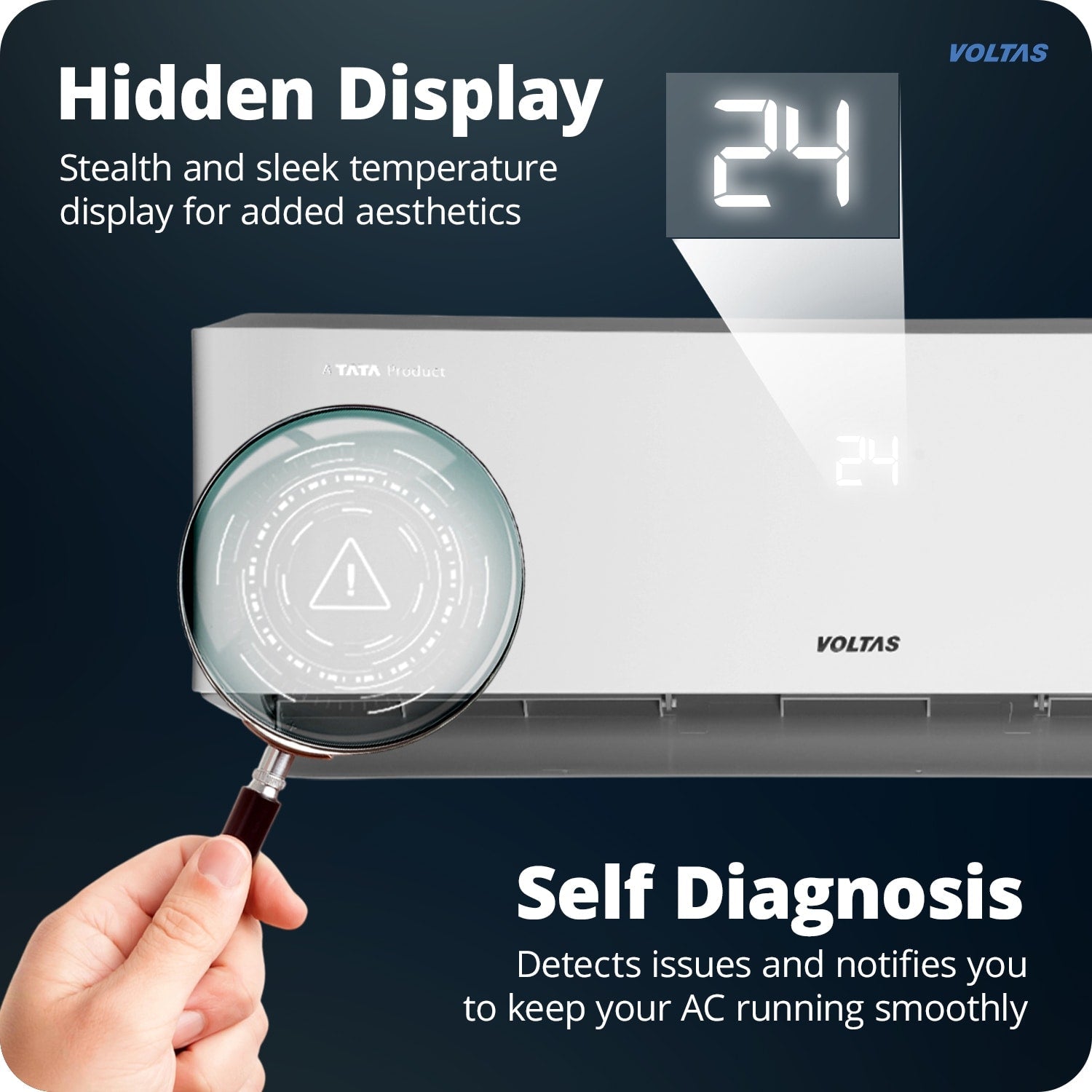 #Voltas 1.5 Ton 3 Star Inverter Split AC Venus Luxe