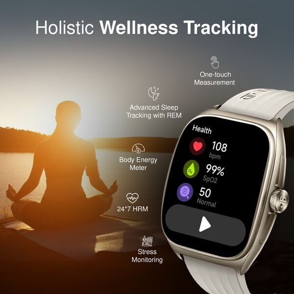 #Black Mesh Titan Evolution Smartwatch