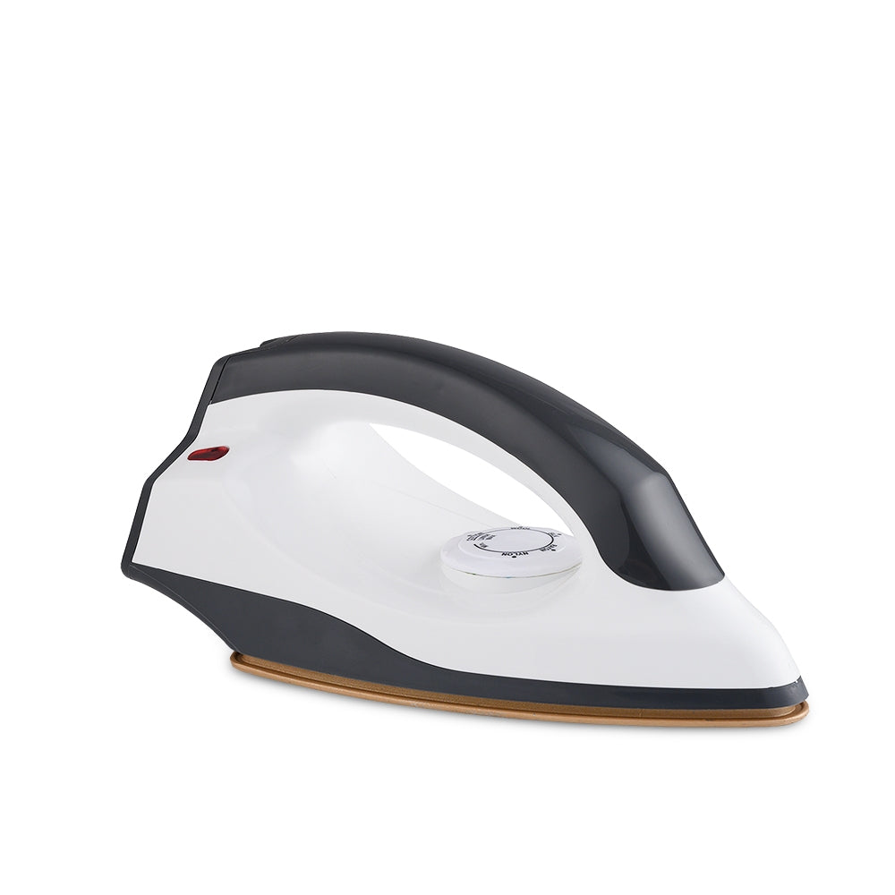 BPL BDIS0031 Dry Iron – 750W, Grey & White, Non-Stick Soleplate