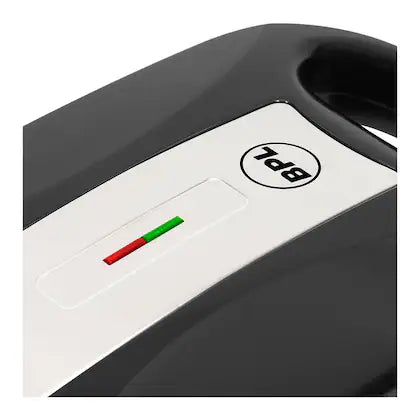 BPL 1200W 4-Slice Grill Sandwich Maker with Large Non-Stick Coating Plates, Cool Touch Handle with Lock, Ready Function LED Indicator