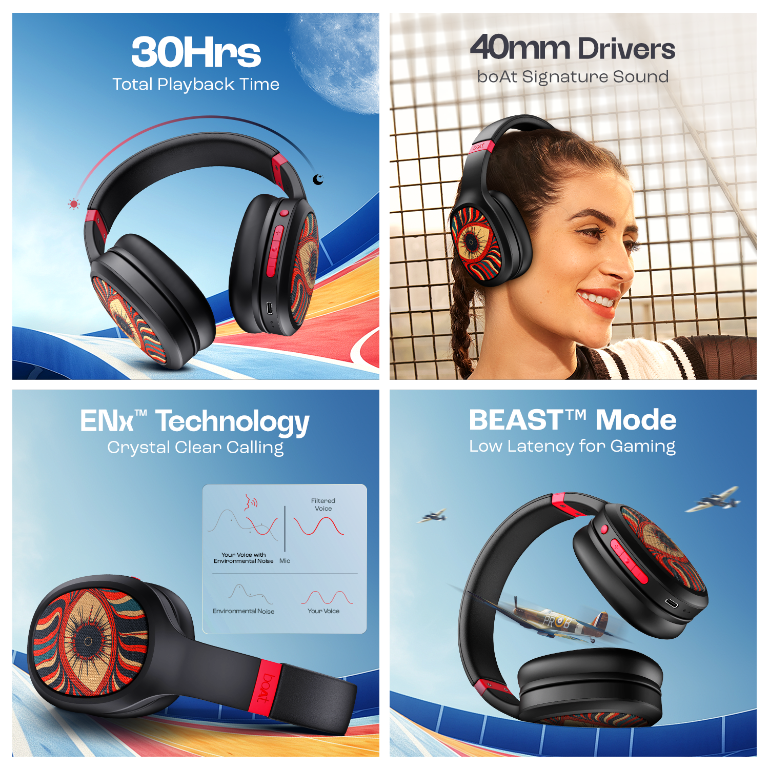 #Color_Cosmic Vision boAt Rockerz 460