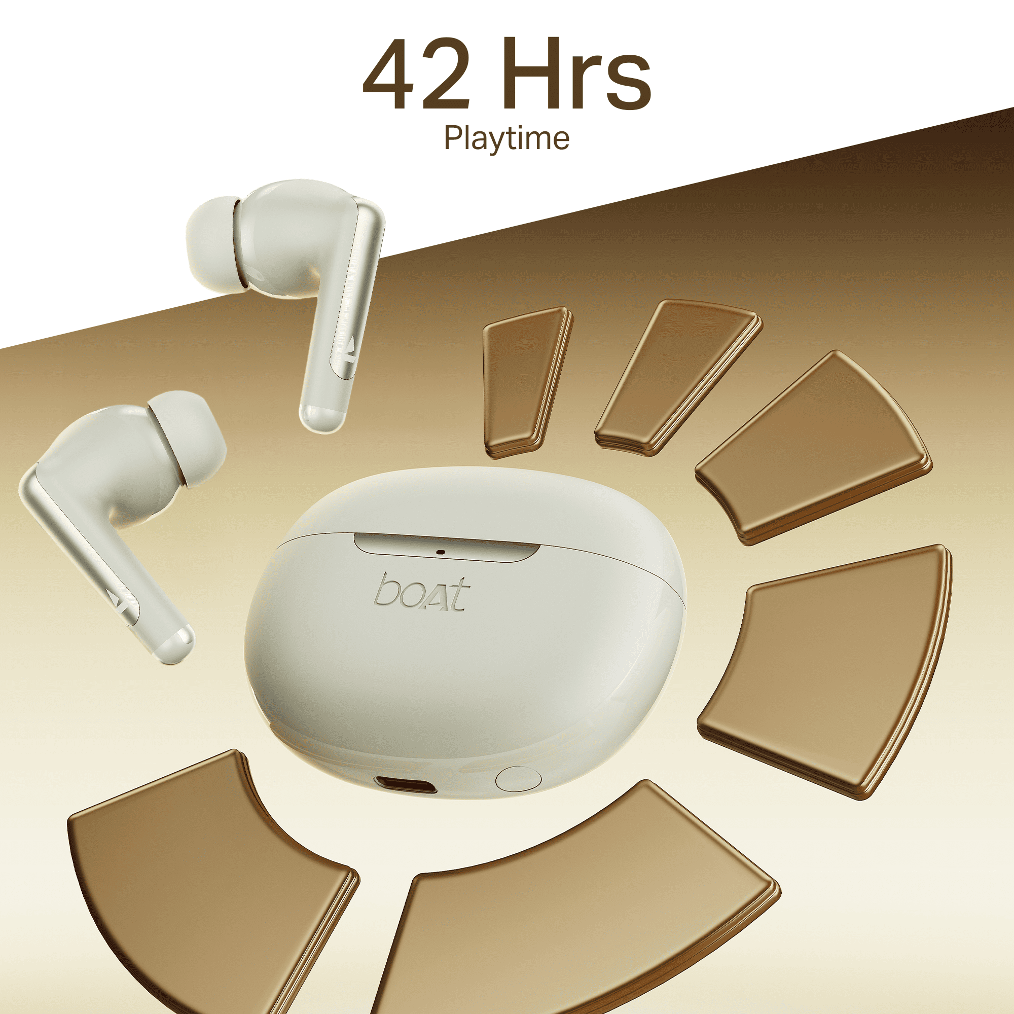 #Color_White boAt Airdopes 141 Elite ANC