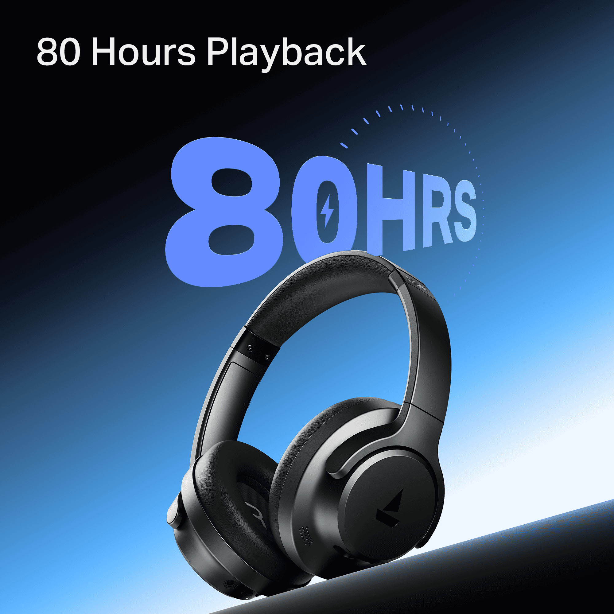 #Color_Cosmic black boAt Rockerz 512 ANC Headphones