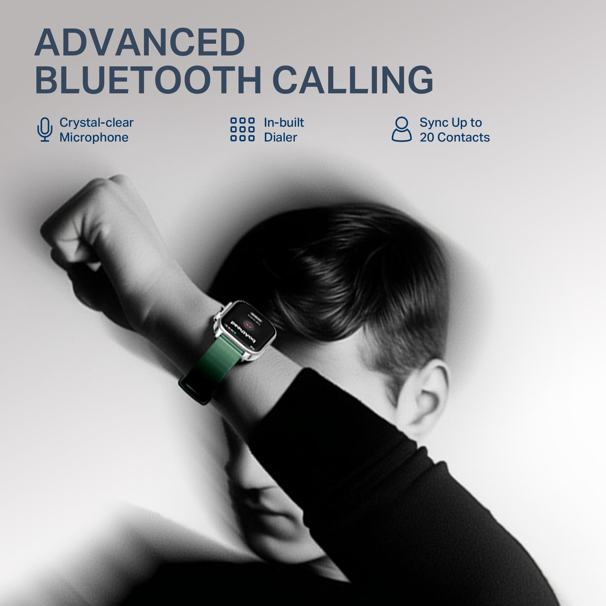 #Color_Deep Green boAt Storm Infinity Max Smartwatch