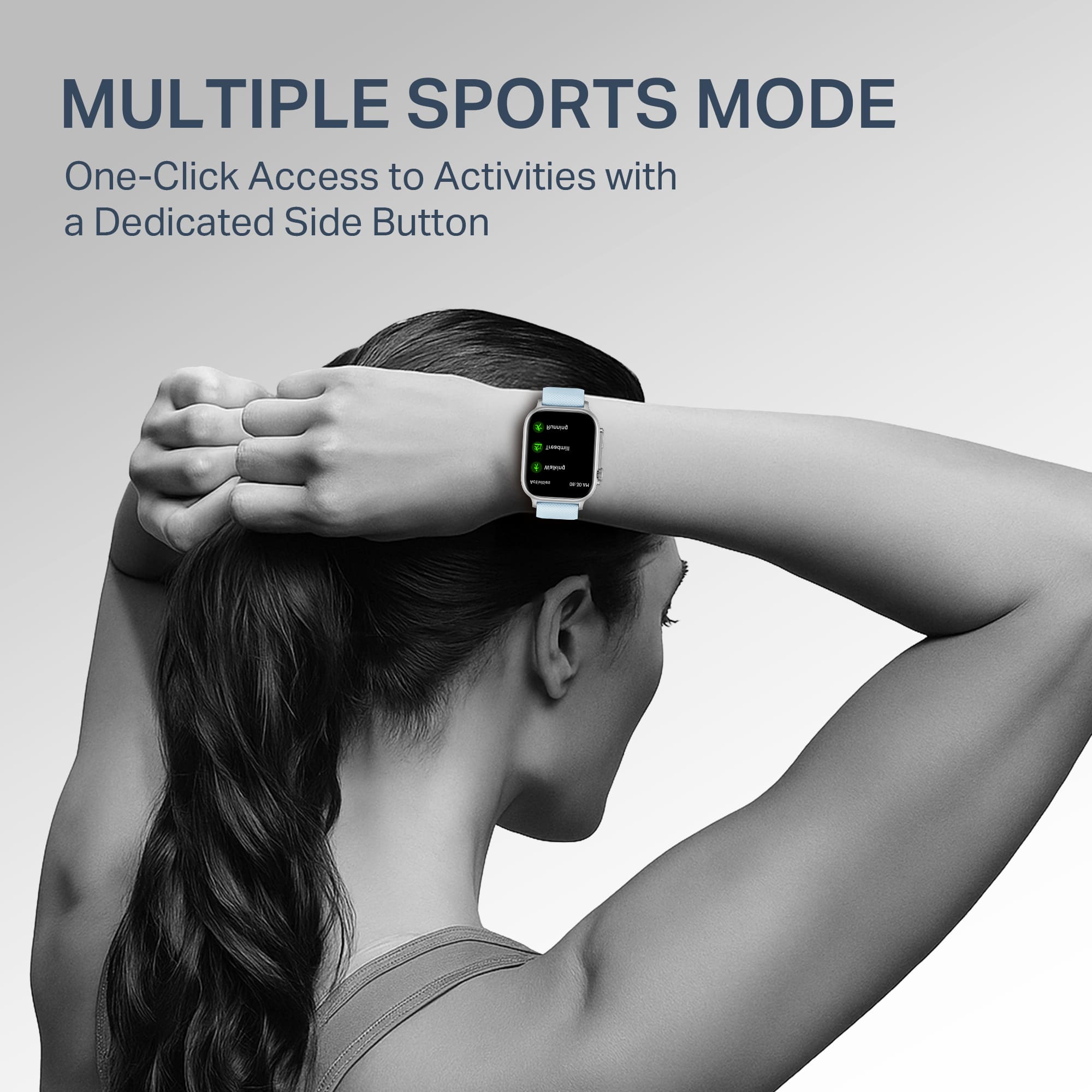 #Color_Sky Blue boAt Storm Infinity Max Smartwatch