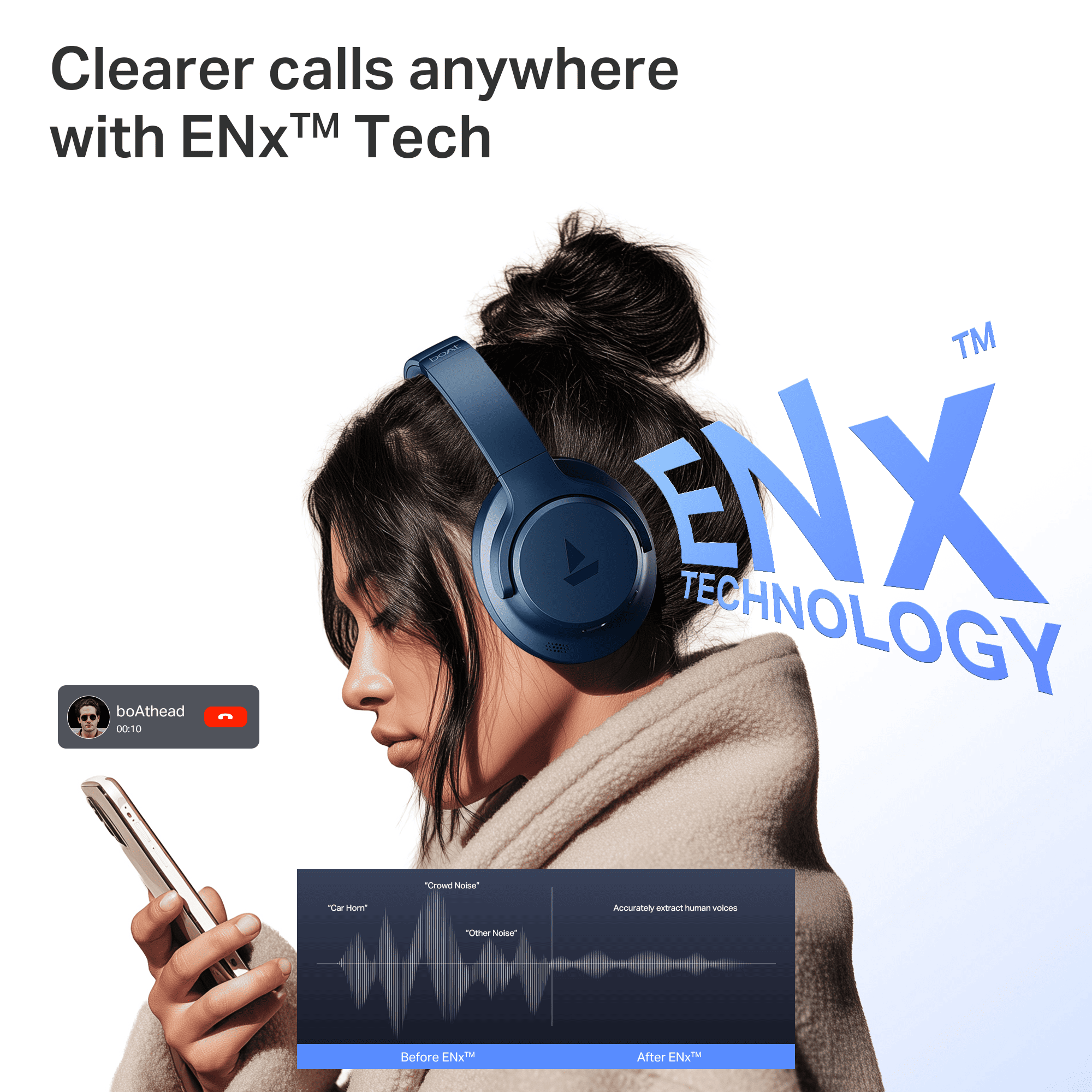 #Color_ Bold Blue boAt Rockerz 512 ANC Headphones