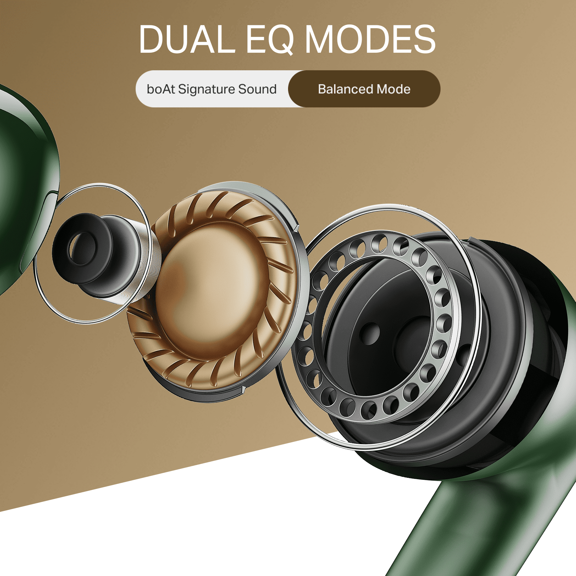 #Color_Green boAt Airdopes 141 Elite ANC