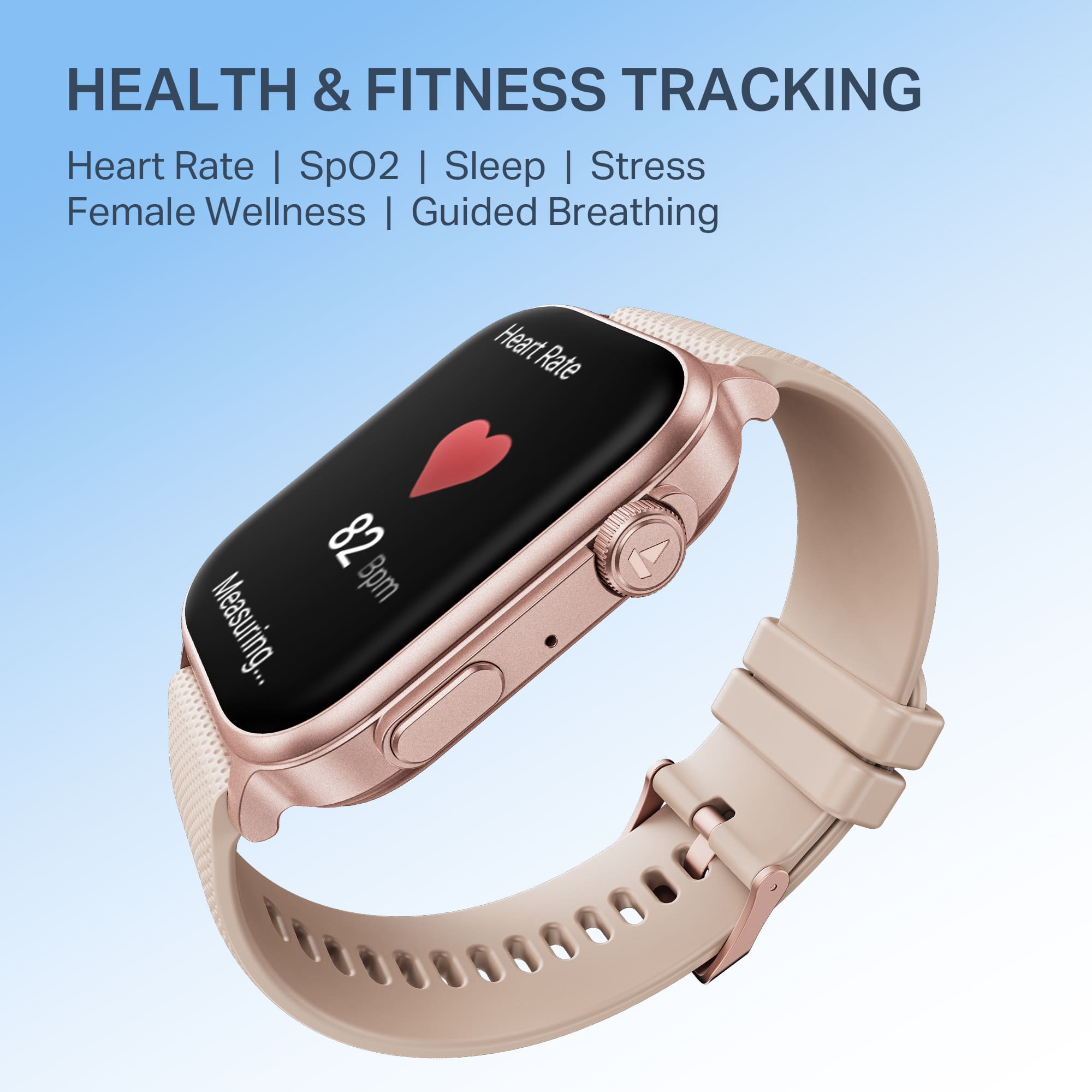 #Color_Cherry Blossom boAt Storm Infinity Max Smartwatch