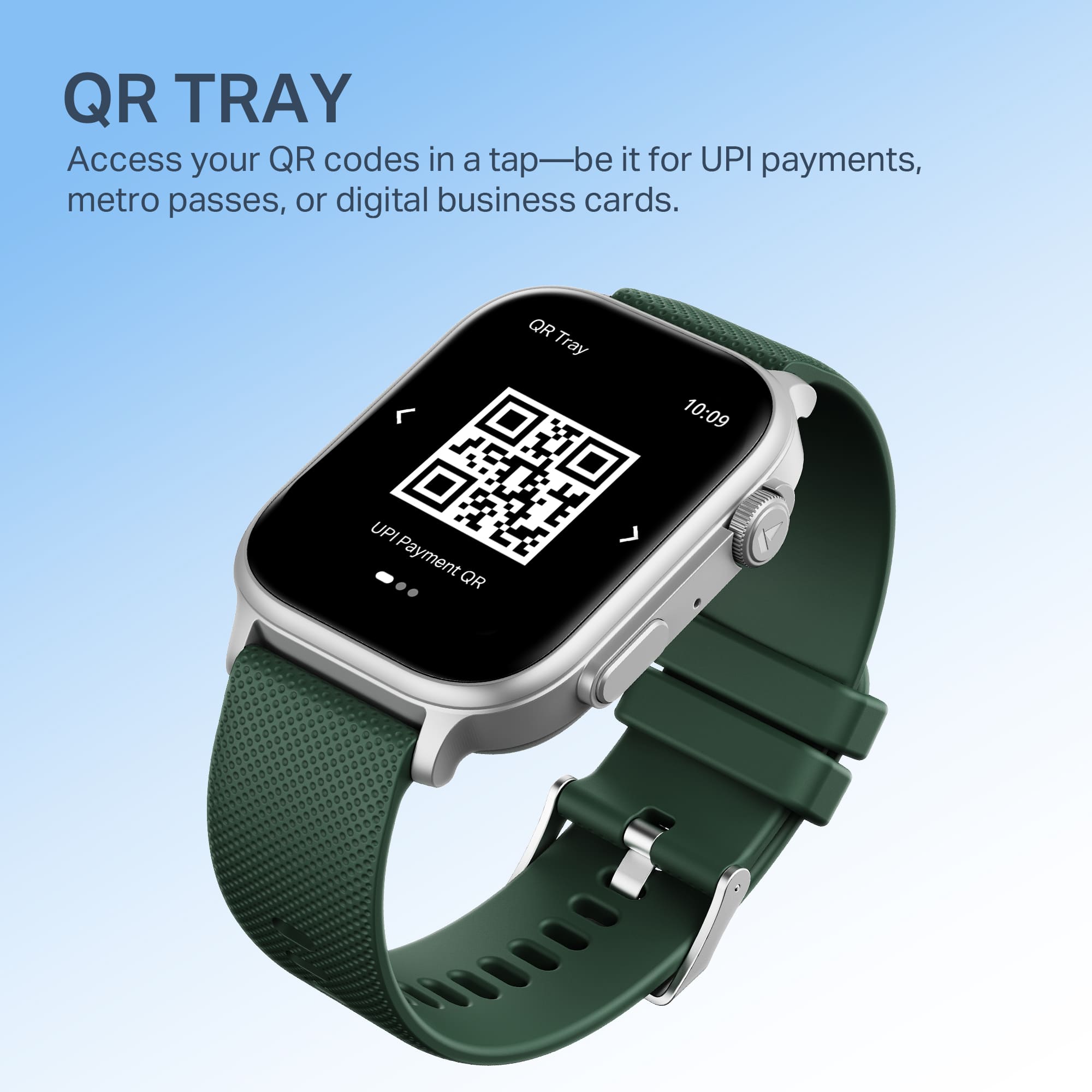 #Color_Deep Green boAt Storm Infinity Max Smartwatch