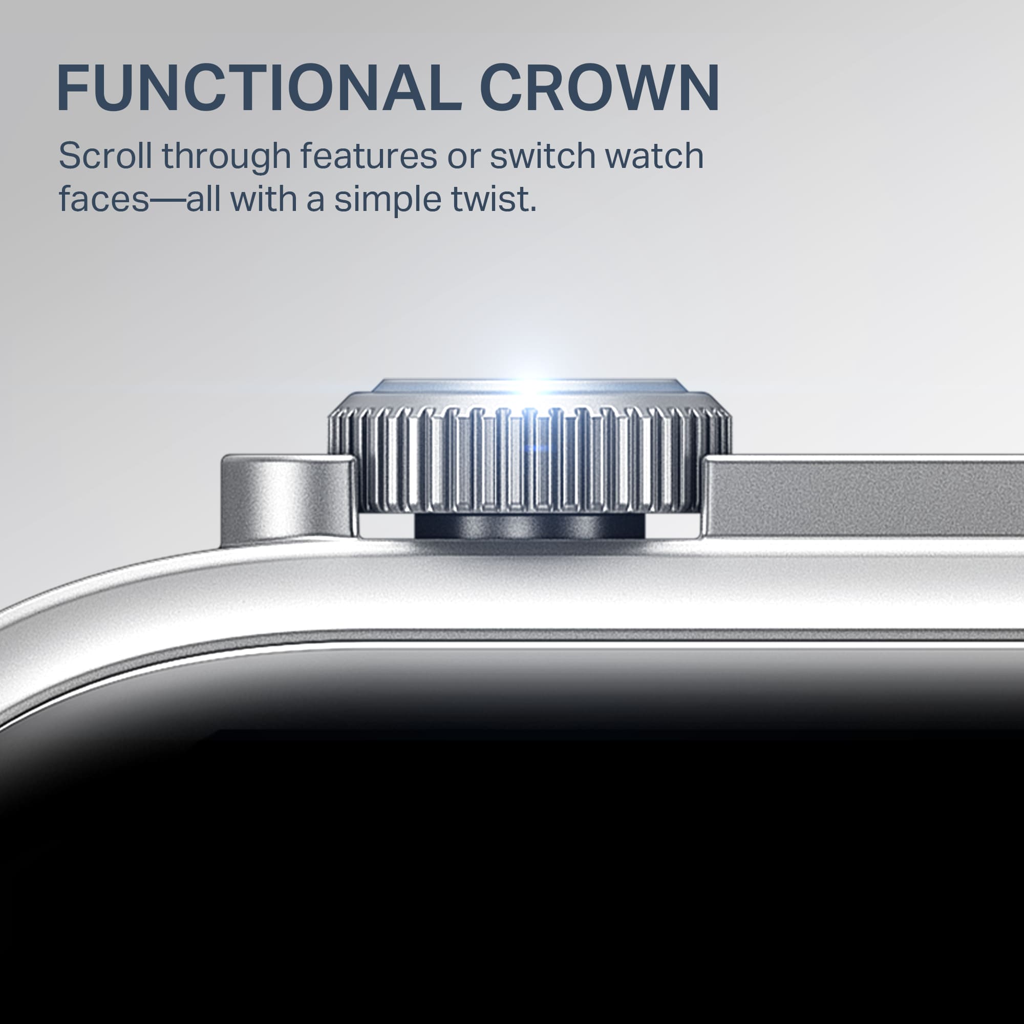 #Color_Sports Blue boAt Storm Infinity Max Smartwatch