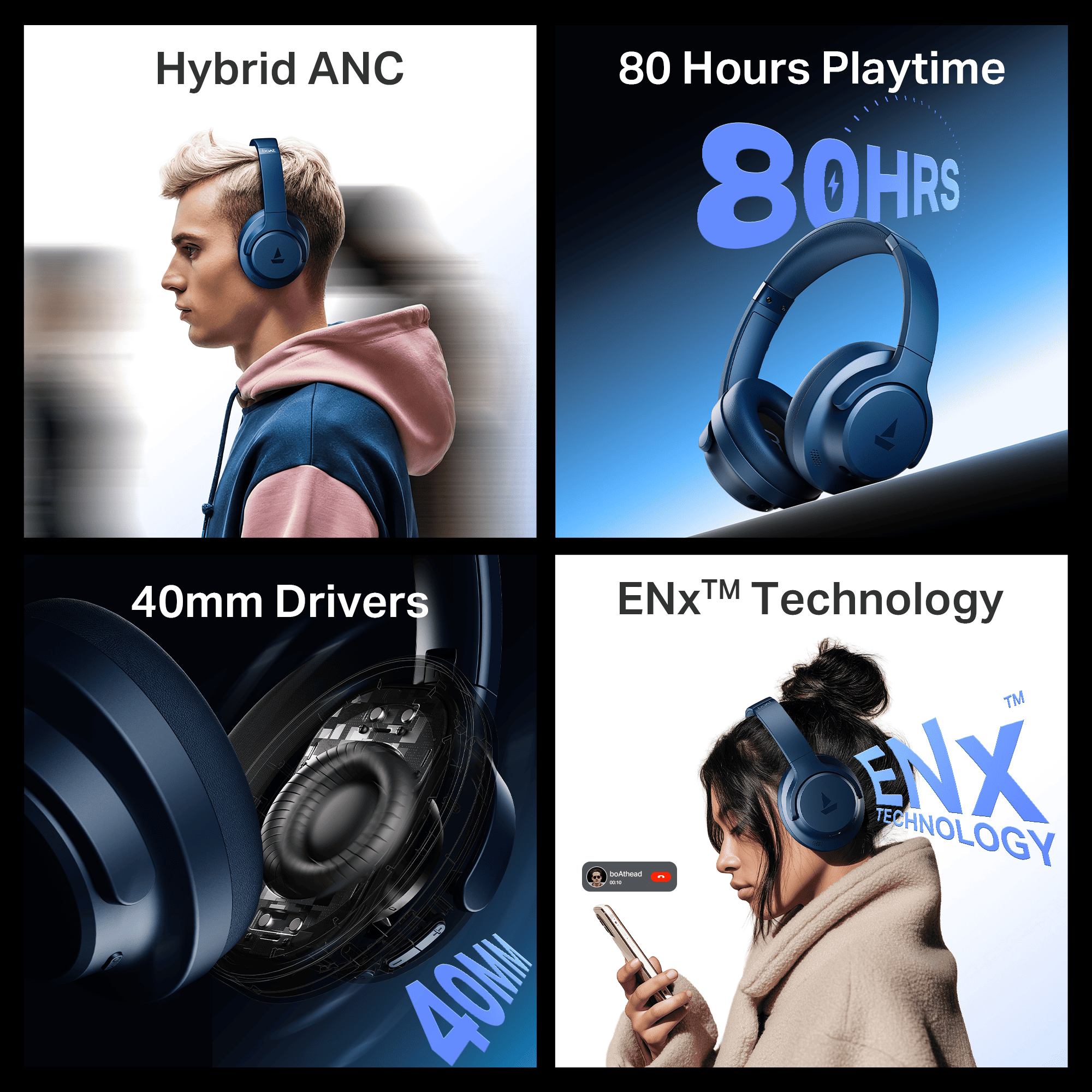 #Color_ Bold Blue boAt Rockerz 512 ANC Headphones