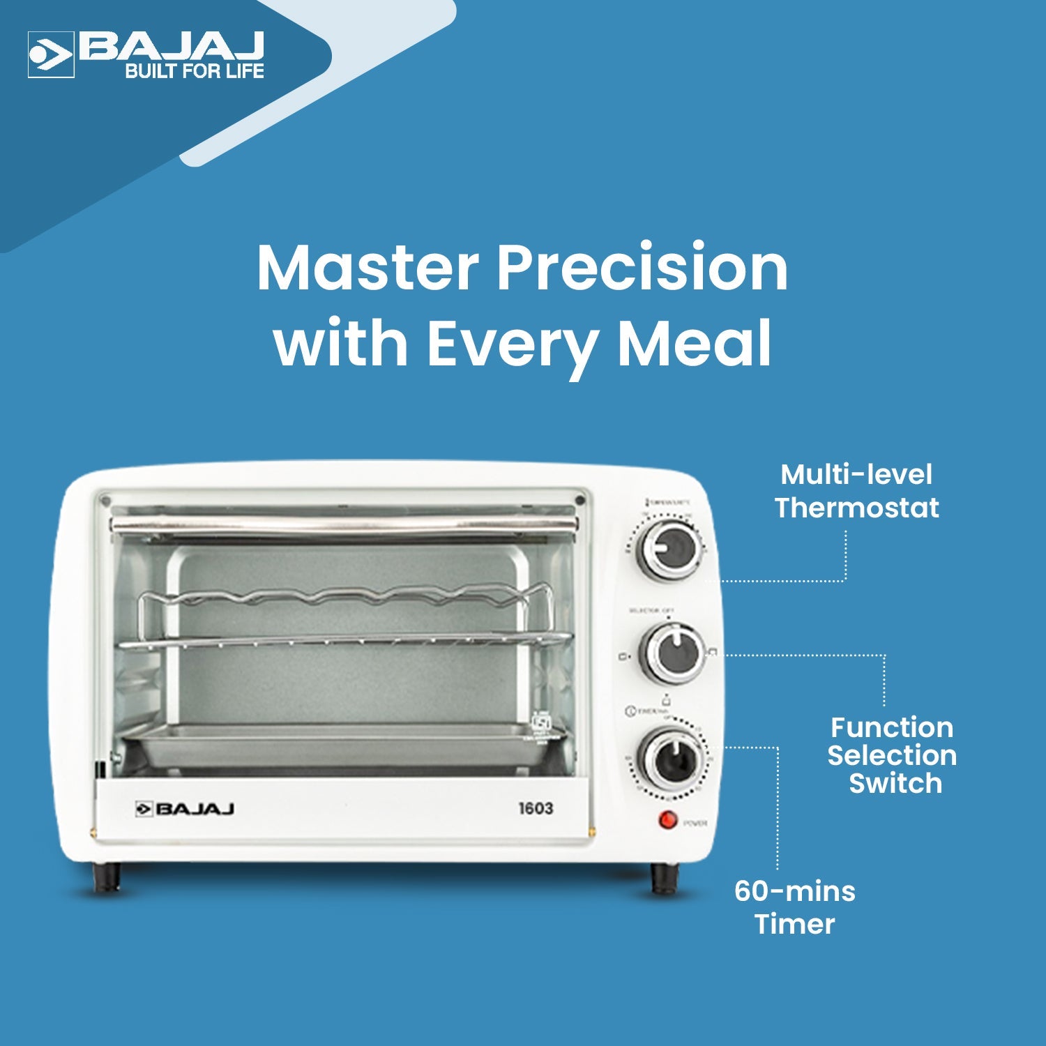 Bajaj 1603 Oven Toaster Grill