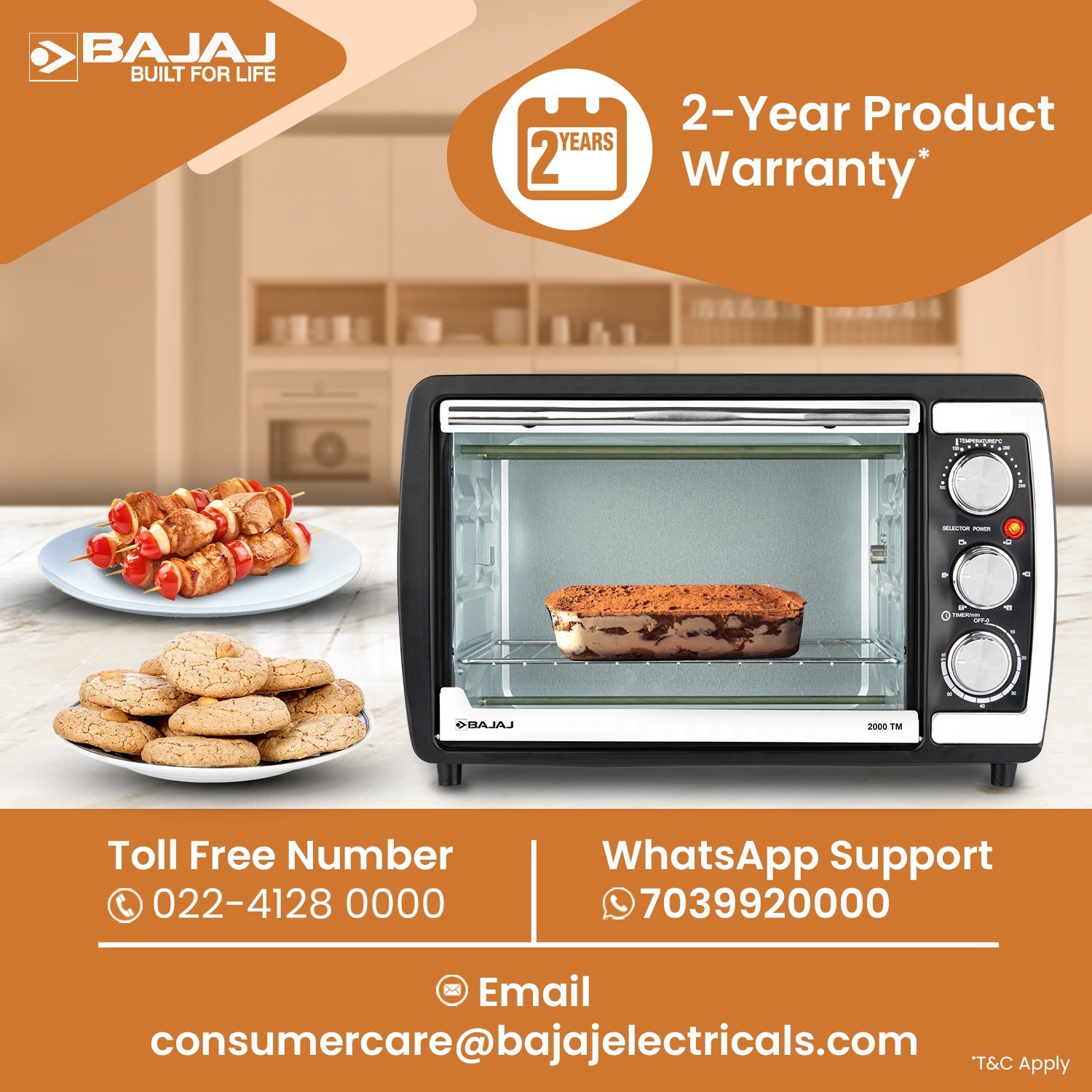 Bajaj 2000 TM Oven Toaster Grill