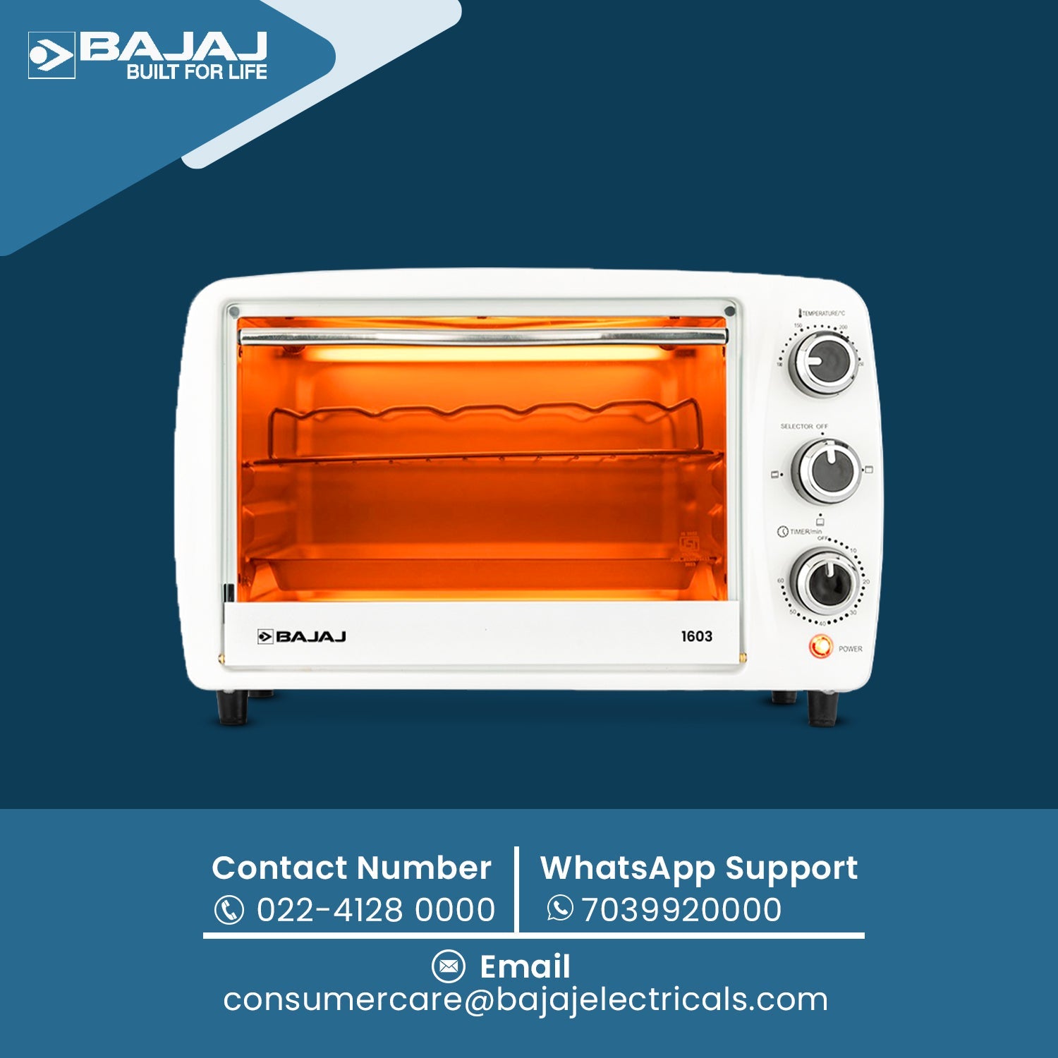 Bajaj 1603 Oven Toaster Grill
