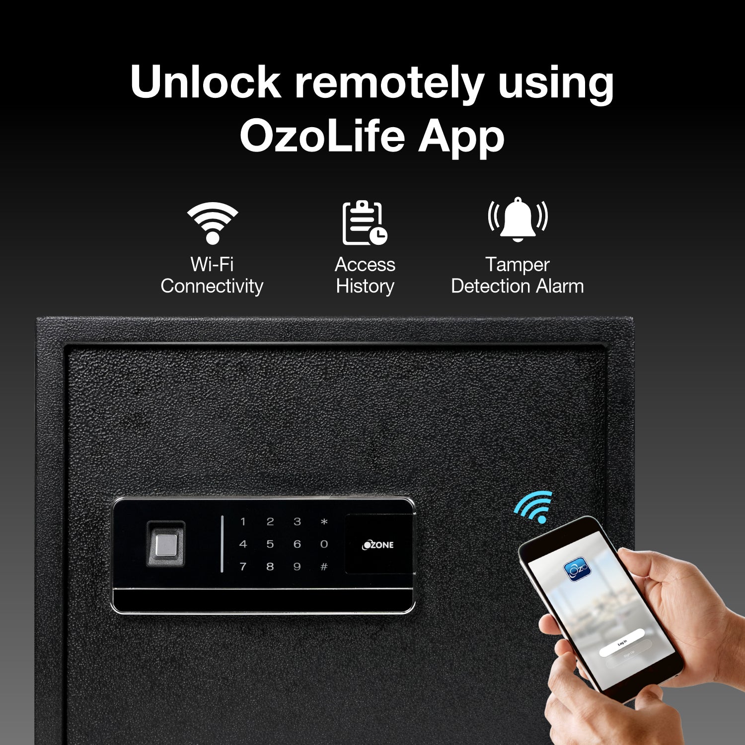 Ozone 30 Litres Wi-Fi Safe Locker