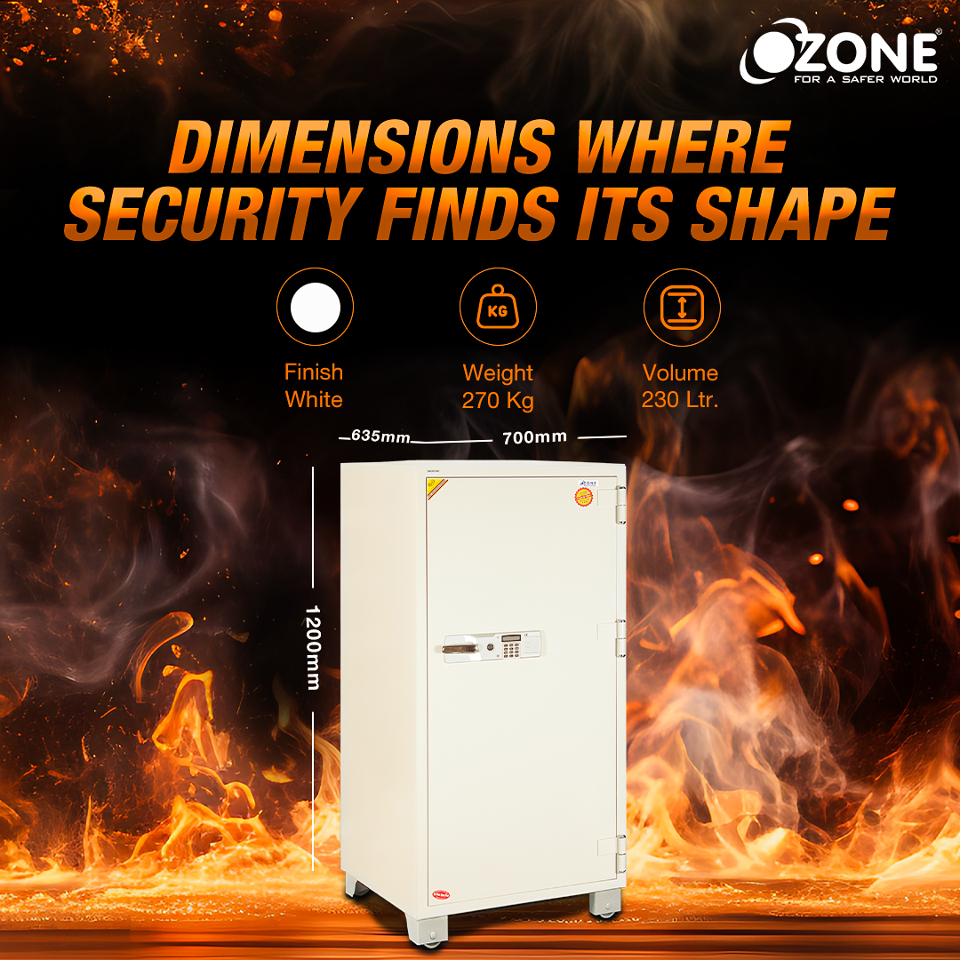 Ozone 230 Litres Fire-resistant Safe Locker