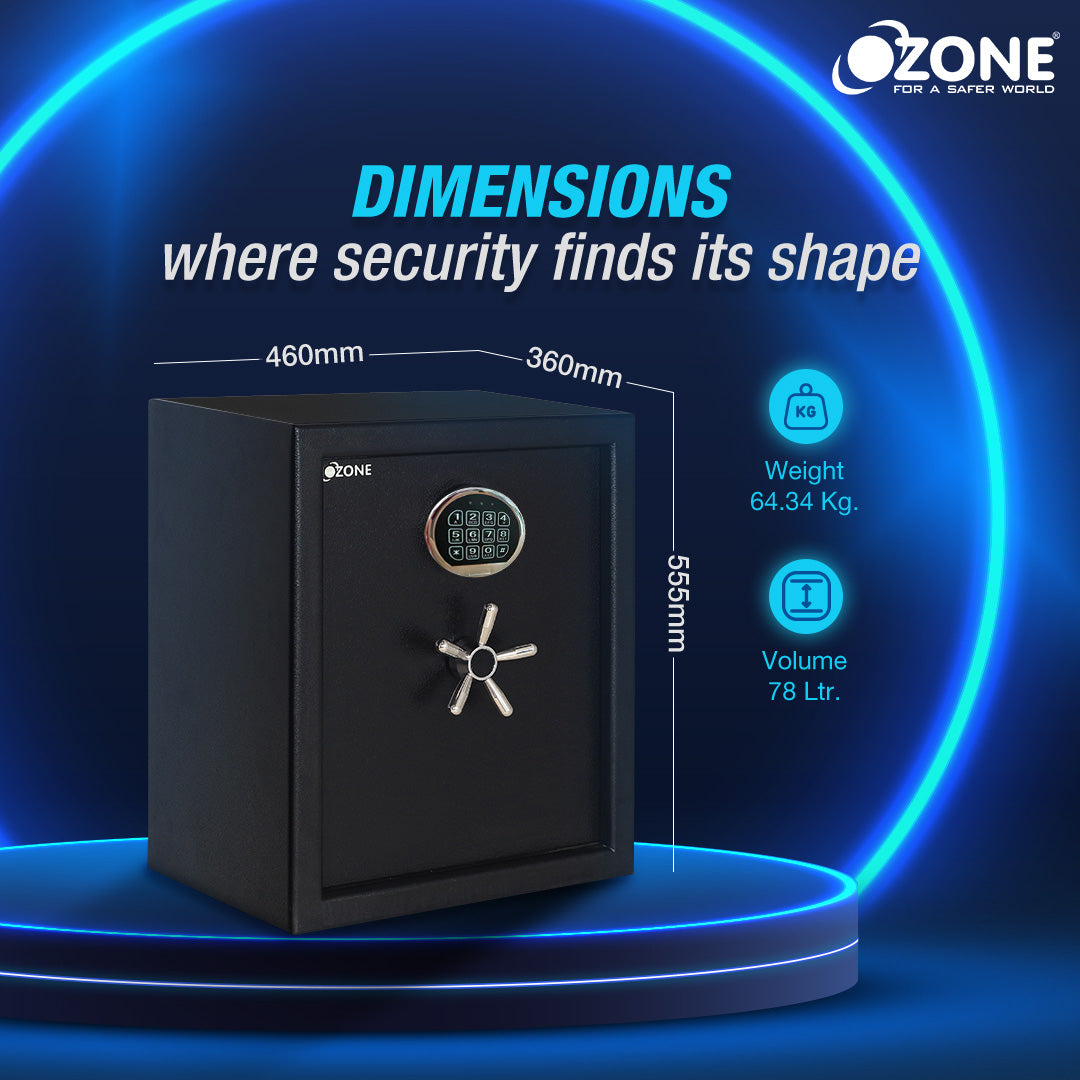 Ozone 78 Litres Anti-burglary Safe Locker