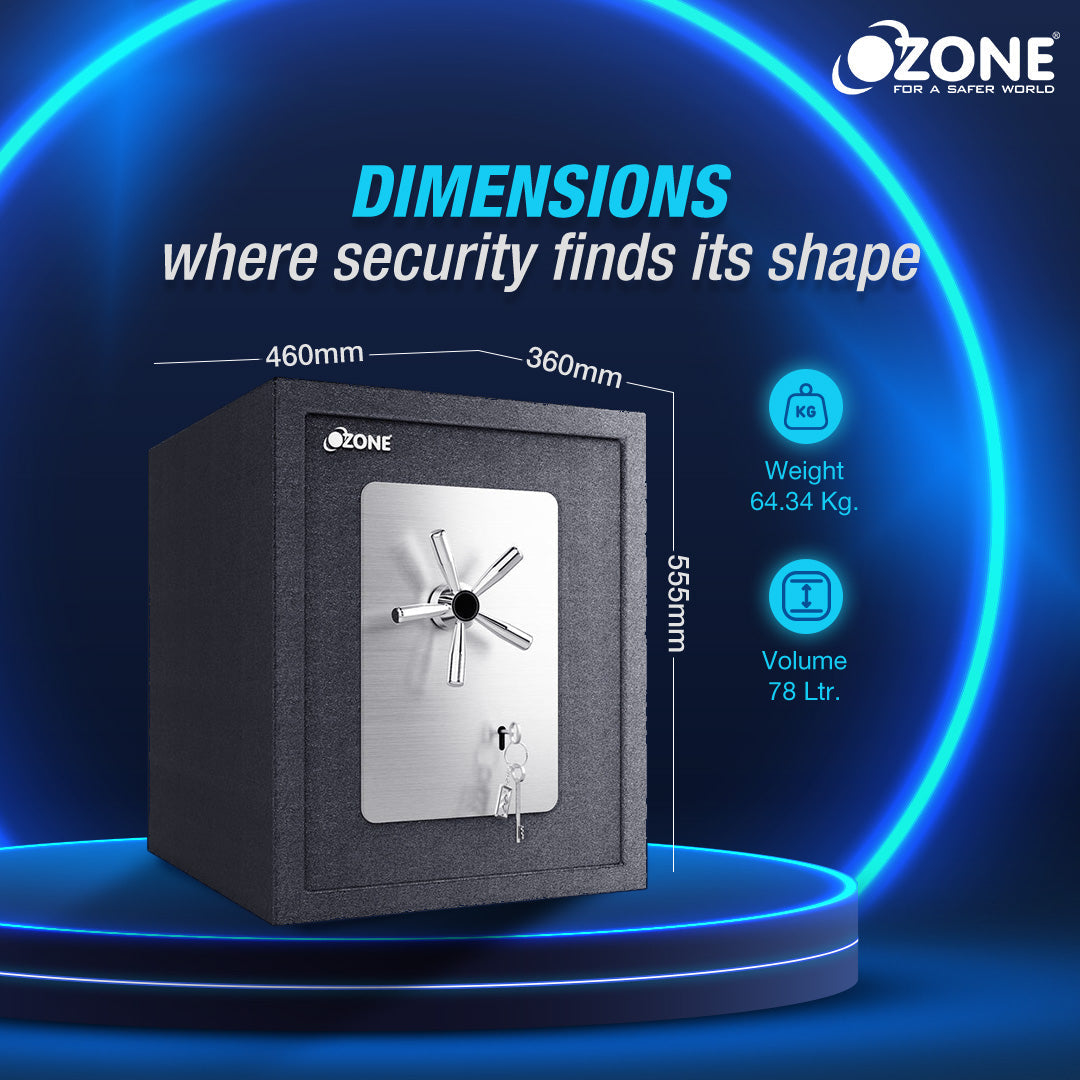 Ozone 78 Litres Anti-burglary Safe Locker Manual