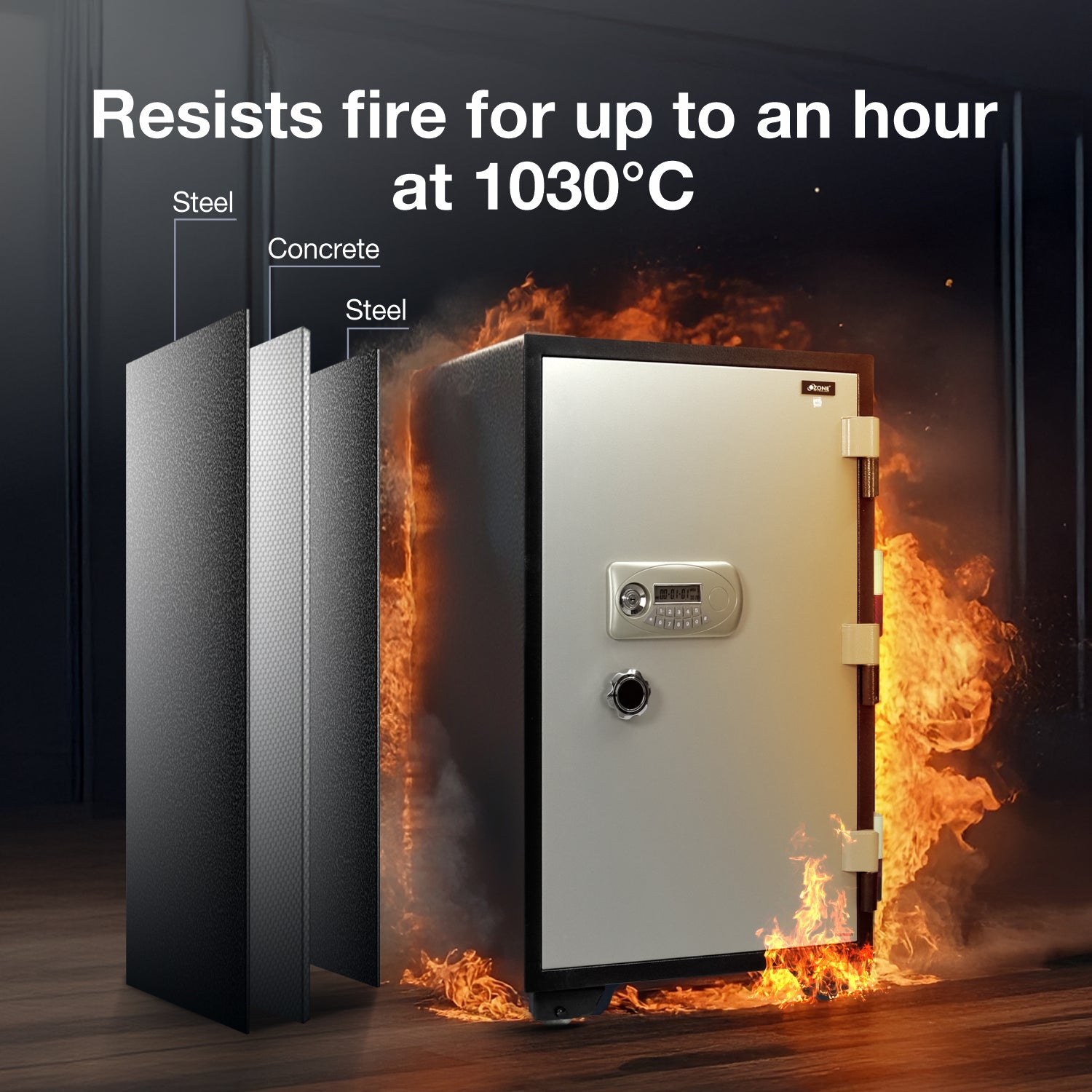 145 Liters Fire-resistant Safe Locker