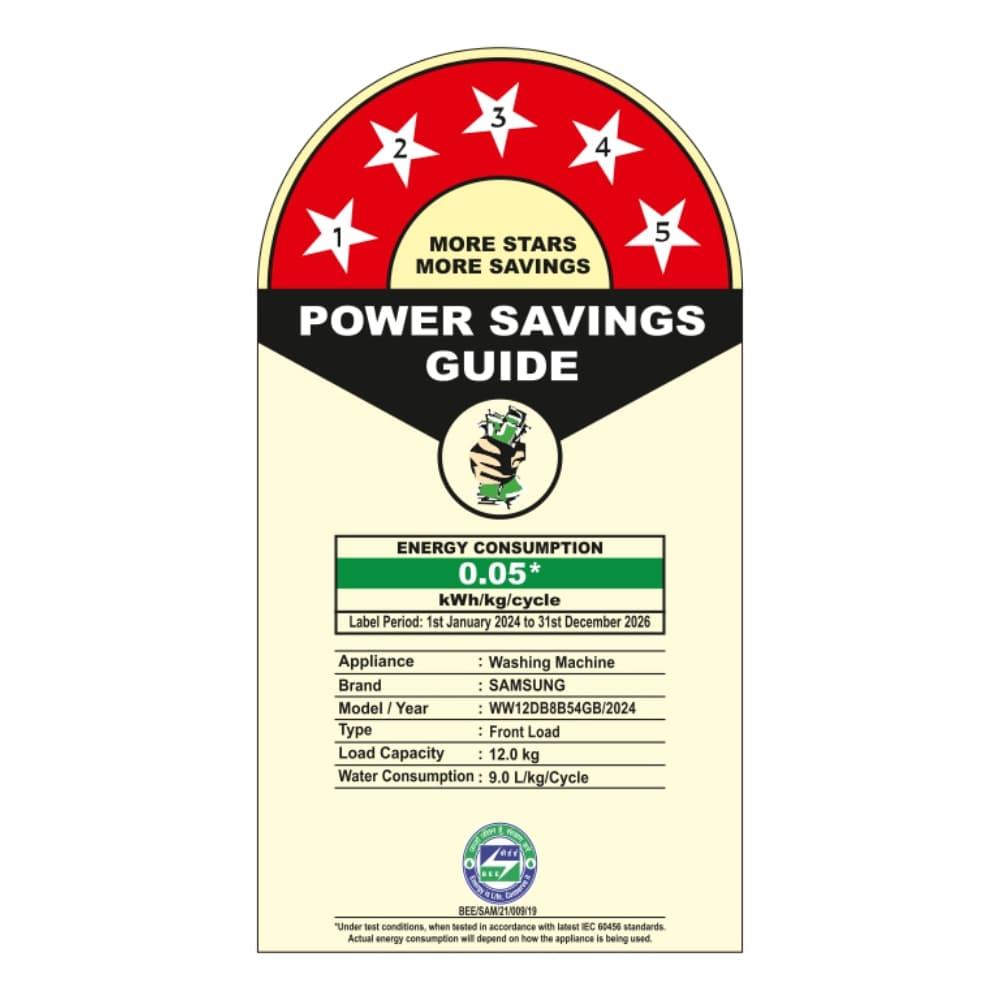 Samsung 12Kg Front Load Washing Machine