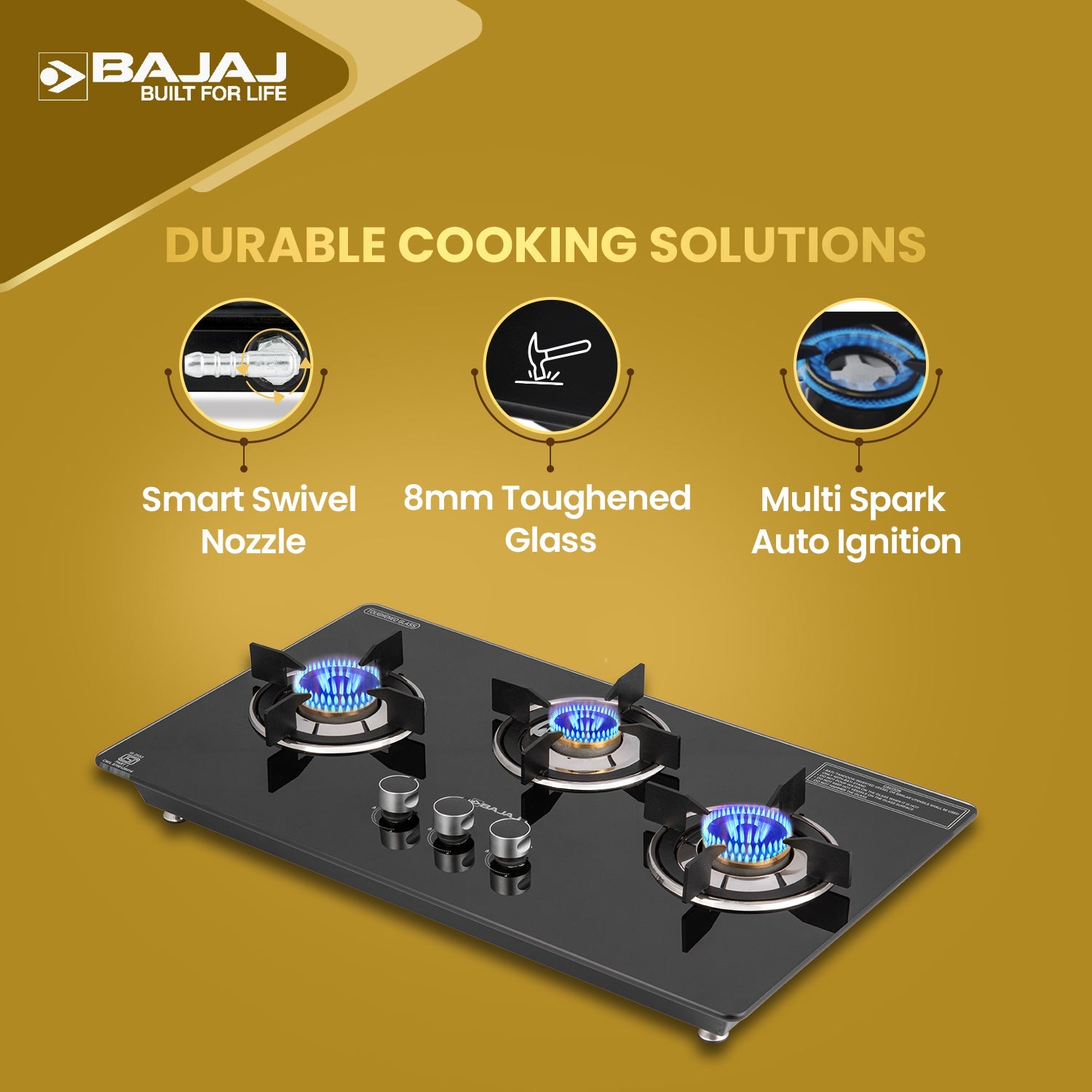 Bajaj 3BRGP8 Neo Gas Stove