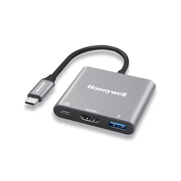 HC000009/ADP/SLV Honeywell High-Speed 3-in-1 Type C to HDMI Adapter