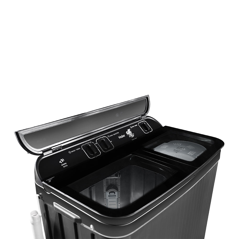 Haier 8.5 Kg Semi Automatic Top Load Washing Machine HTW85-178BBKN