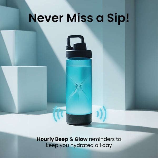 #Color_Grey Aquaminder Smart Water Bottle