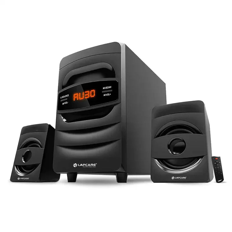 LAPCARE Badshah 2.1 50W Bluetooth Home Theatre with High Bass|Stereo Sound |Multiconnectivity and Wireless Remote (LUS-207)