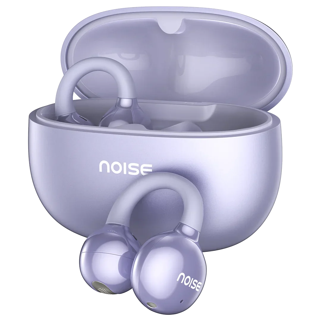 Noise Newly Launched Air Clips Wireless Open Ear Earbuds with Chrome Finish- AirWaveβ’ Technology-Up-to 40H Playtime- Dual Device Pairing- Quad Mic with ENC-12mm Driver-BTv5.4 Noise Newly Launched Air Clips Wireless Open Ear Earbuds with Chrome Finish- AirWaveβ’ Technology-Up-to 40H Playtime- Dual Device Pairing- Quad Mic with ENC-12mm Driver-BTv5.4