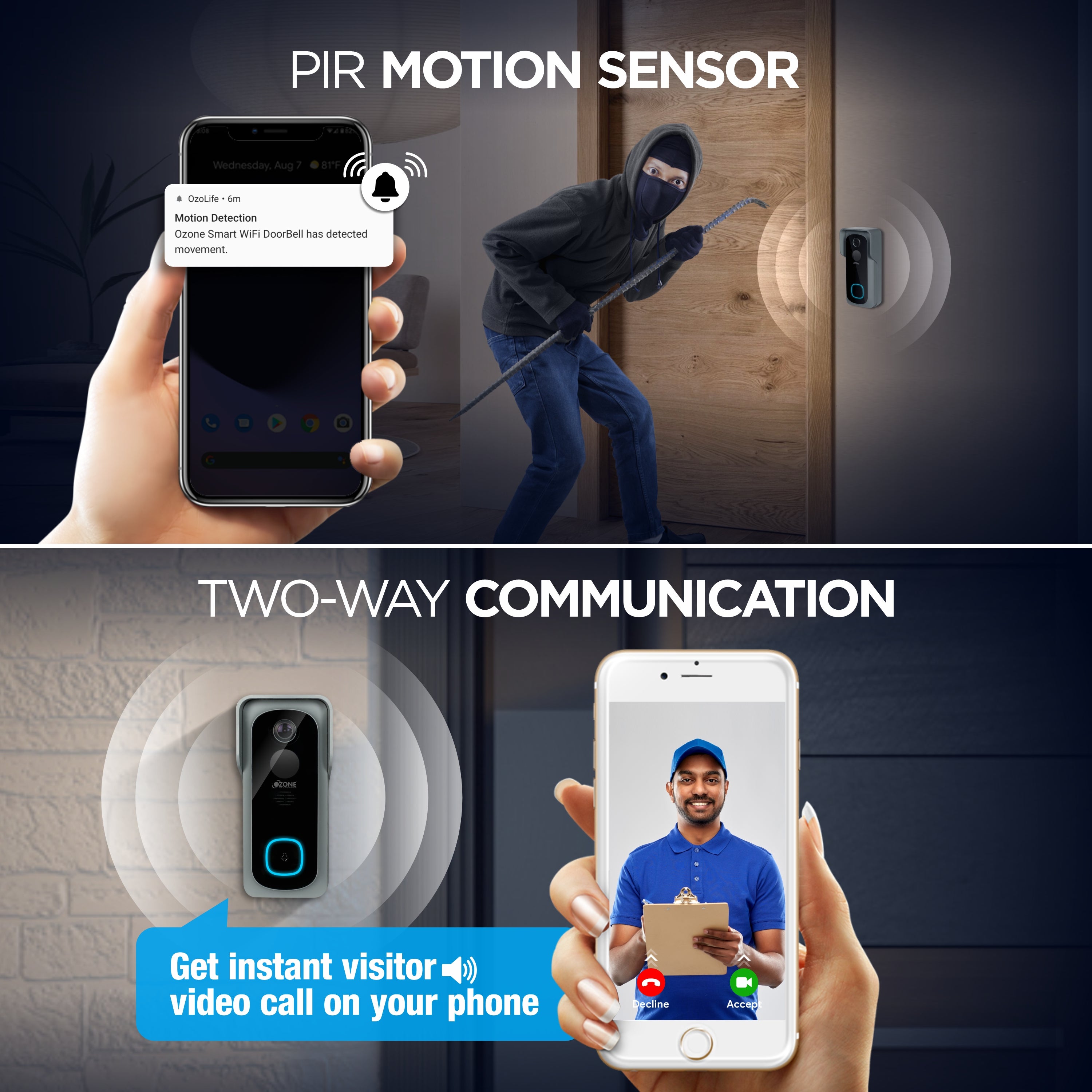 Ozone WDB Video Doorbell