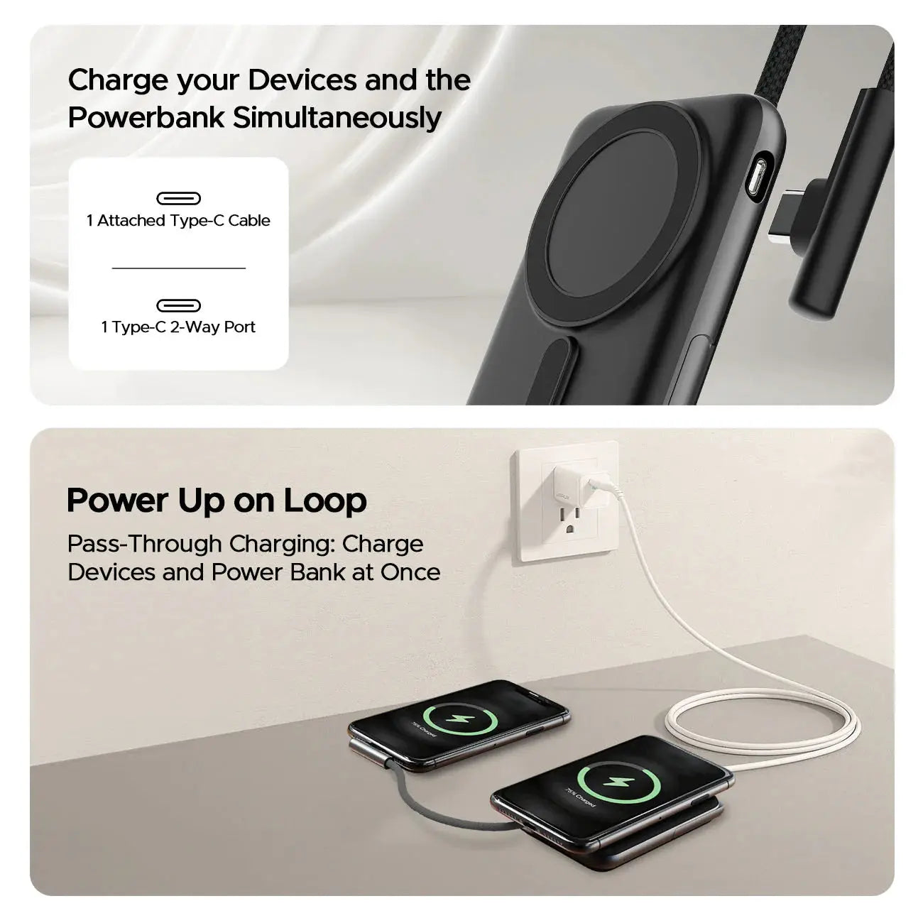 ENERGYSHROOM PB330 MAGNACHARGE - BLACK