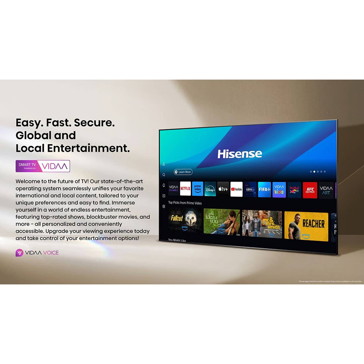 #Hisense 98inch QLED Smart Tv
