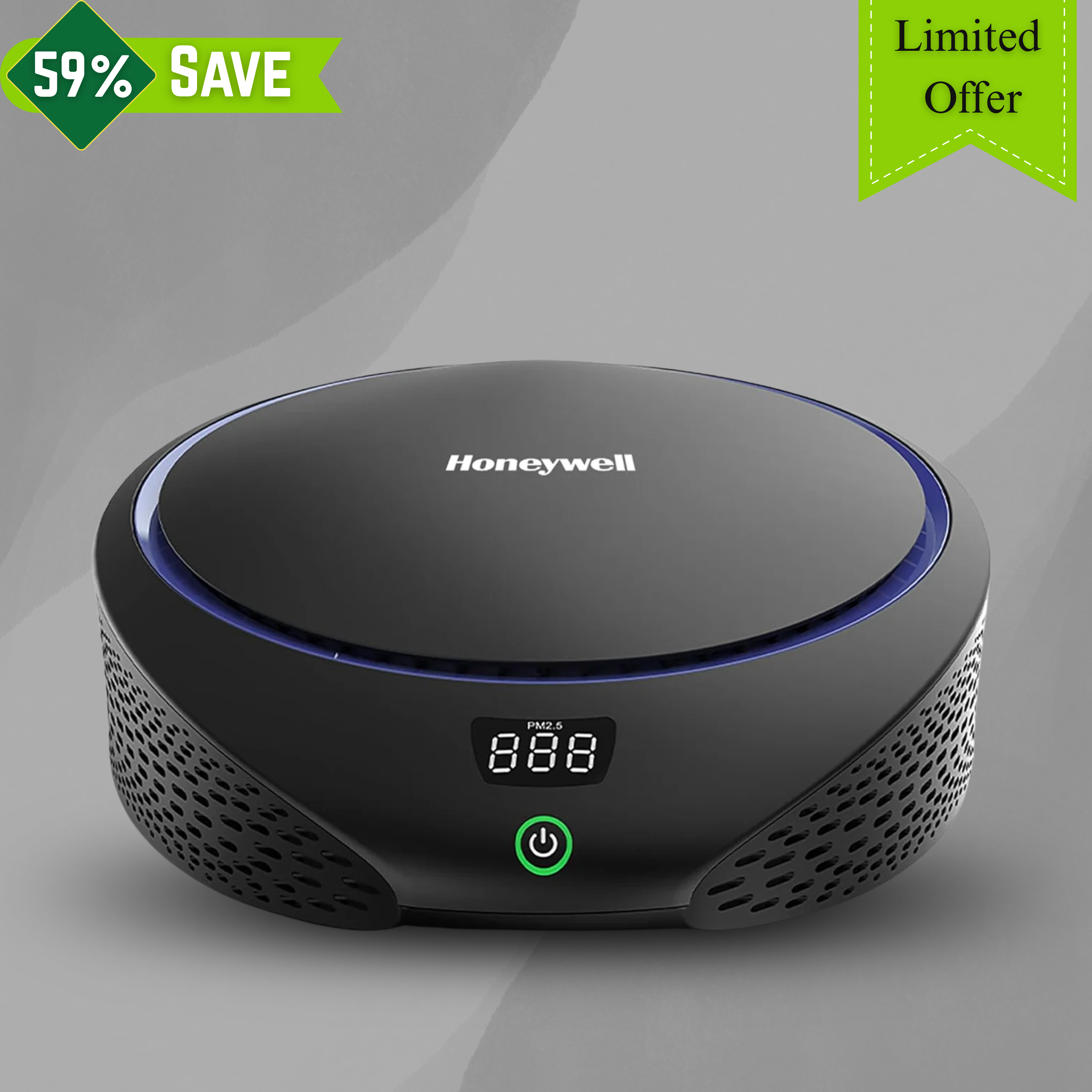 Honeywell New Launched Move Pure5 Car Air Purifier, 4-in-1 Filtration, HEPA filter, removes 99.99% of PM2.5 & PM10, odour, VOCs, dust, smoke, & harmful bacteria, 3XUSB ports, Compact & Easy Install