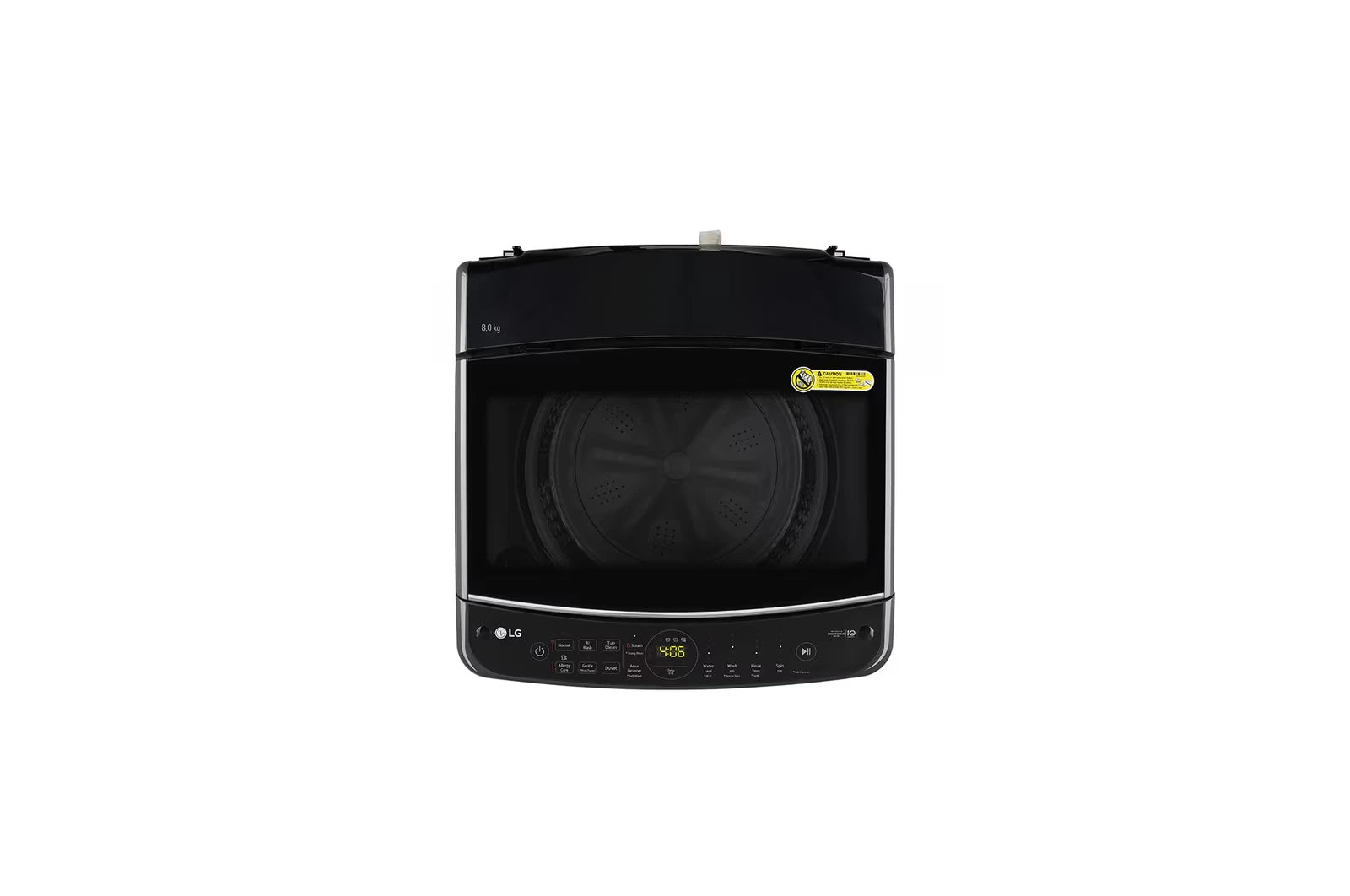 LG 8Kg Top Load Washing Machine- AI Direct Drive™- In-built Heater- Middle Black