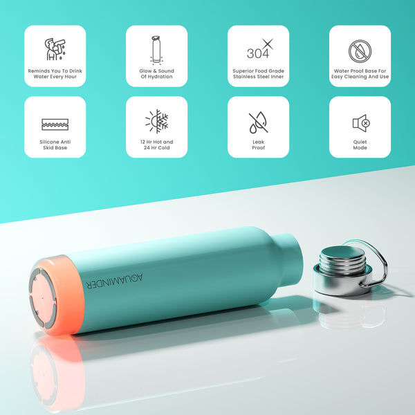 #Color Aquaminder Thames+Smart Water Bottle