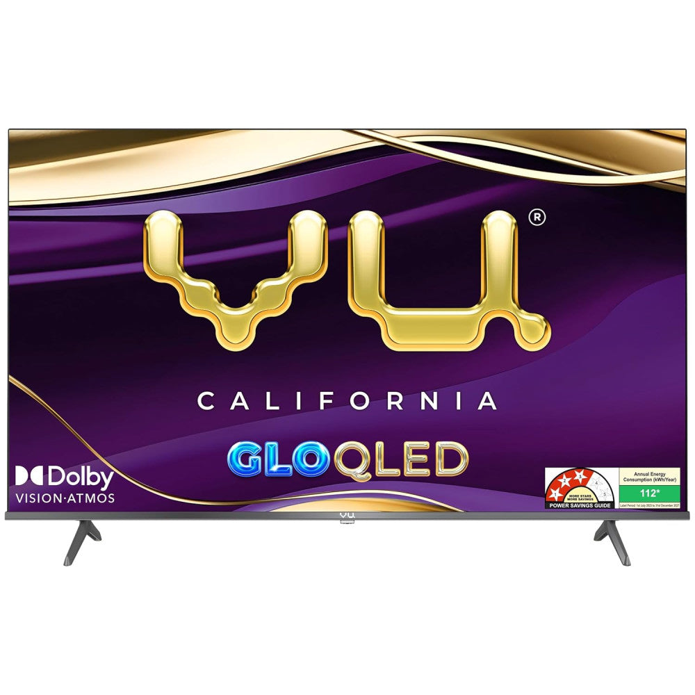 #VU GloQLED 50 Inch 4K QLED Smart Google TV