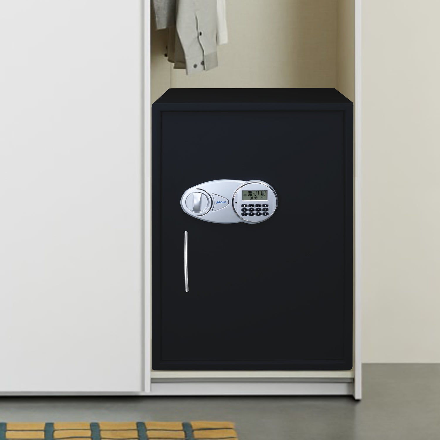 Black Ozone 95.4 Litres Digital Safe Locker