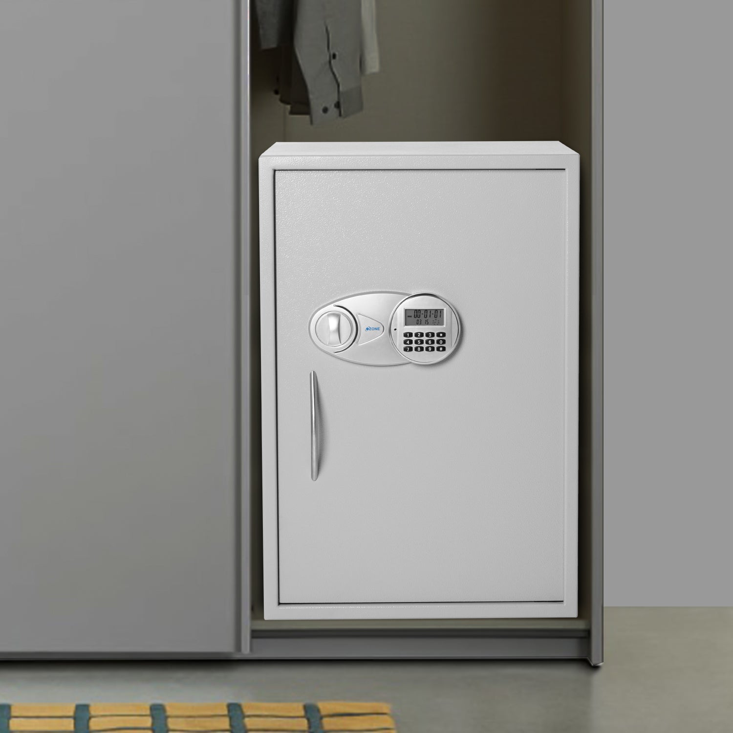 Grey Ozone 95.4 Litres Digital Safe Locker