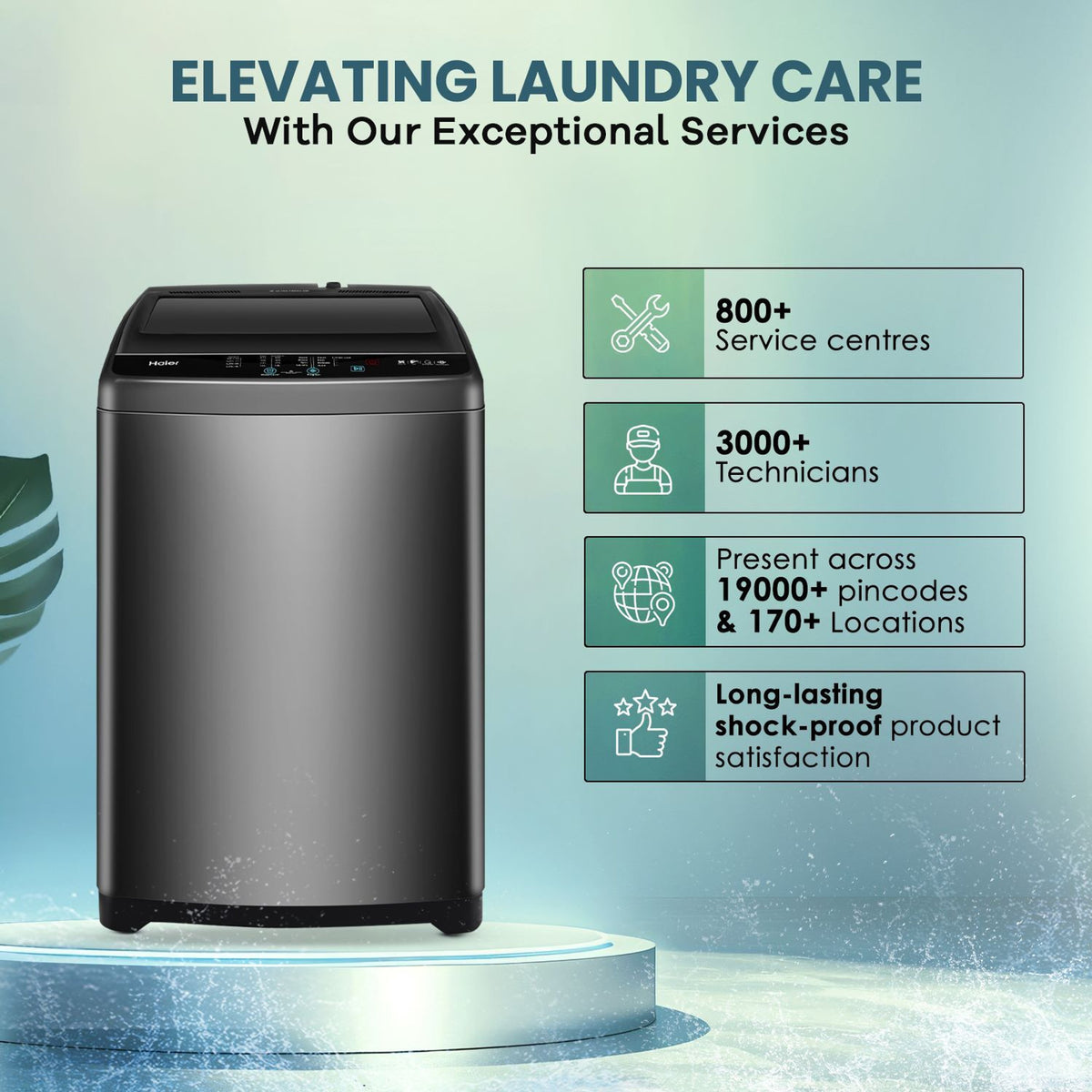 Haier HWM65-306S8 6.5 Kg Washing Machine