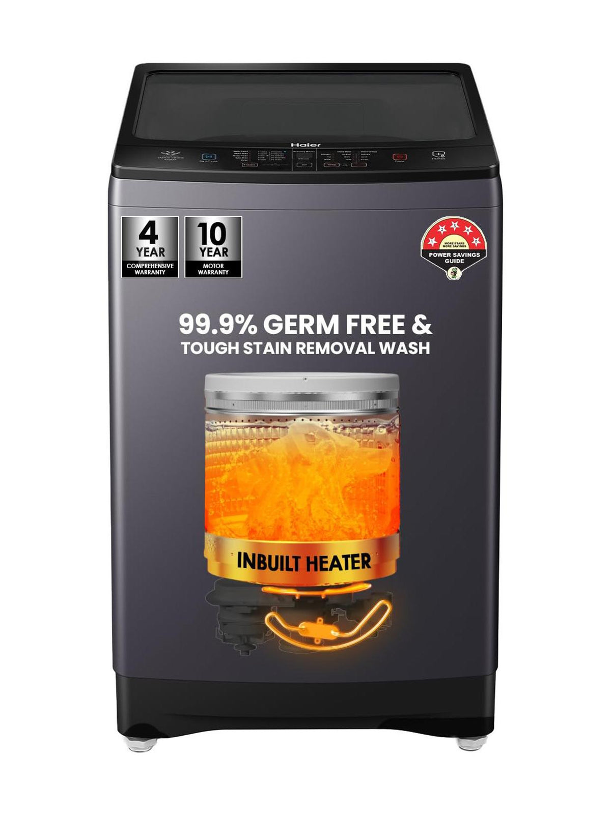 Haier 8 Kg 5 Star Top Load Washing Machine