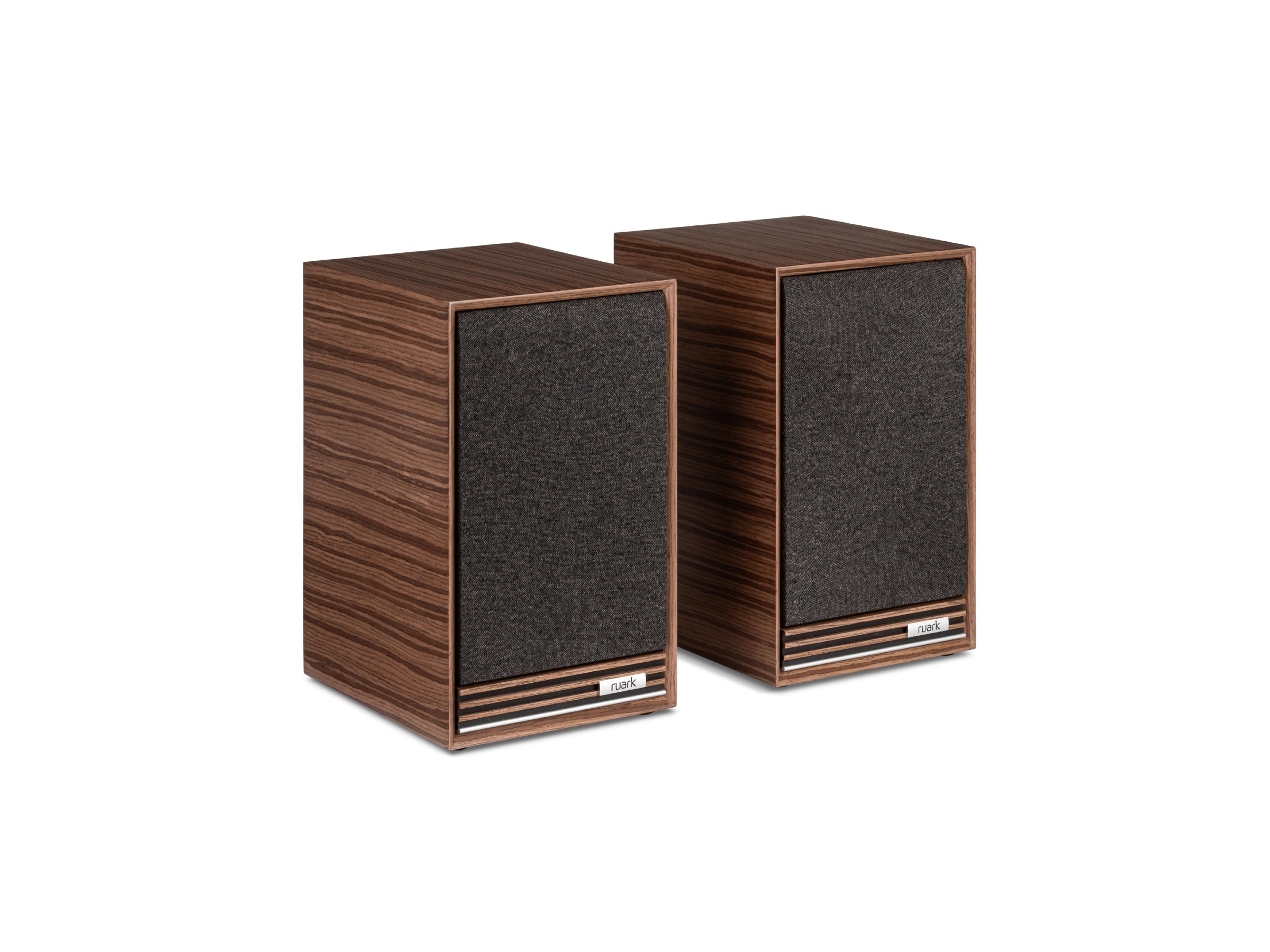 #Color_Fused Walnut veneer Ruark Sabre-R Bookshelf Speakers