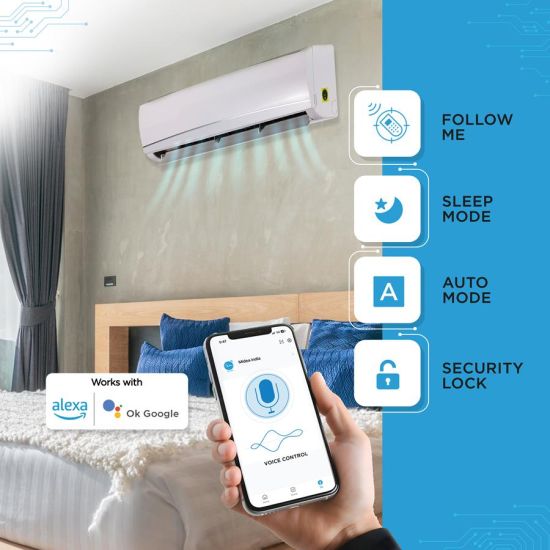 Midea 24K SANTIS NEO ROYAL Wi-Fi INVERTER R32 SPLIT AC_MAI24SR5R34W1 2 Ton