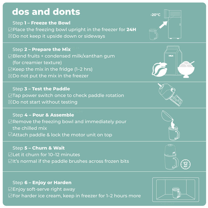 #Xech-Scoop Ice Cream Maker