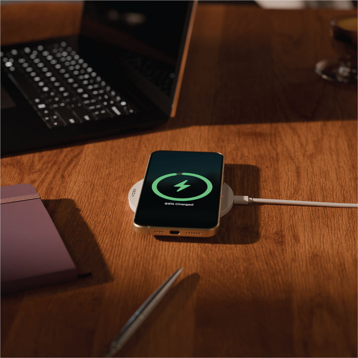 #Color_White_10W Qi Wireless Charging Pad XECH Powerbase Lite Super-Slim