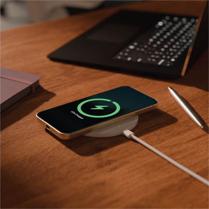 #Color_White_10W Qi Wireless Charging Pad XECH Powerbase Lite Super-Slim