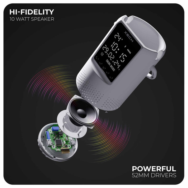 #Color_White Xech - Multifunctional Bluetooth Speaker