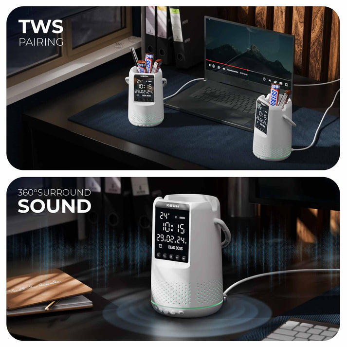 #Color_White Xech - Multifunctional Bluetooth Speaker