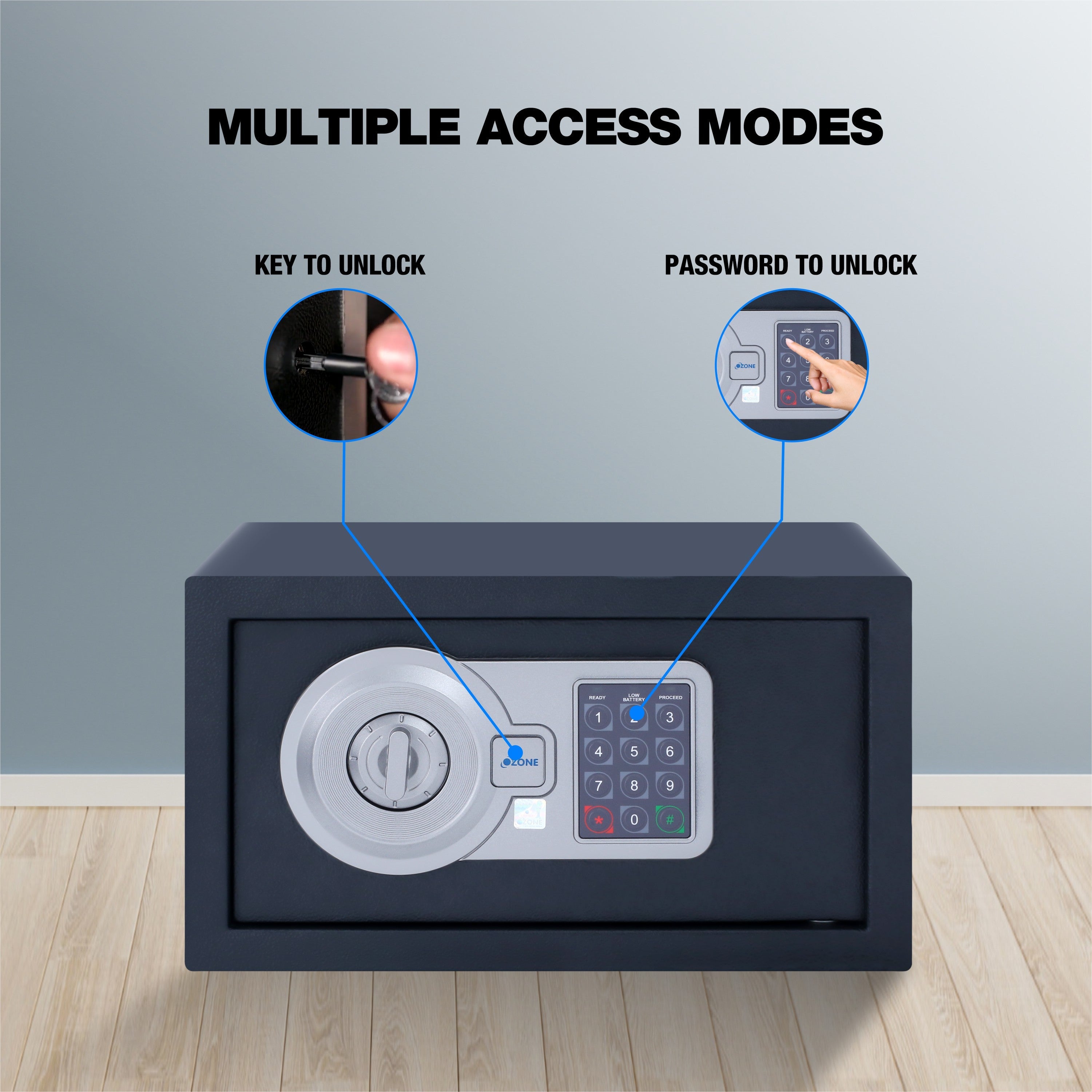 Ozone 9.2 Litres Digital Safe Locker