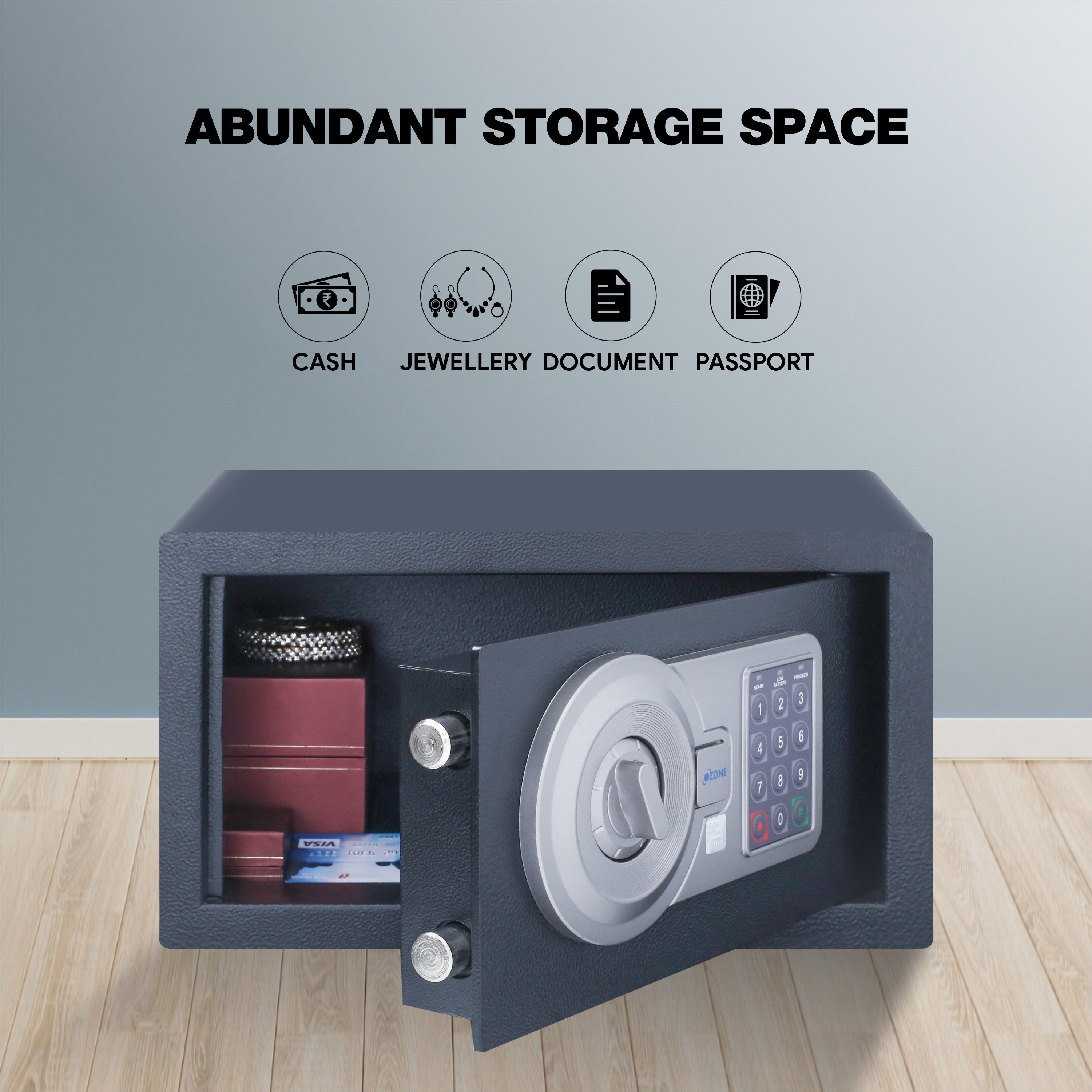 Ozone 9.2 Litres Digital Safe Locker